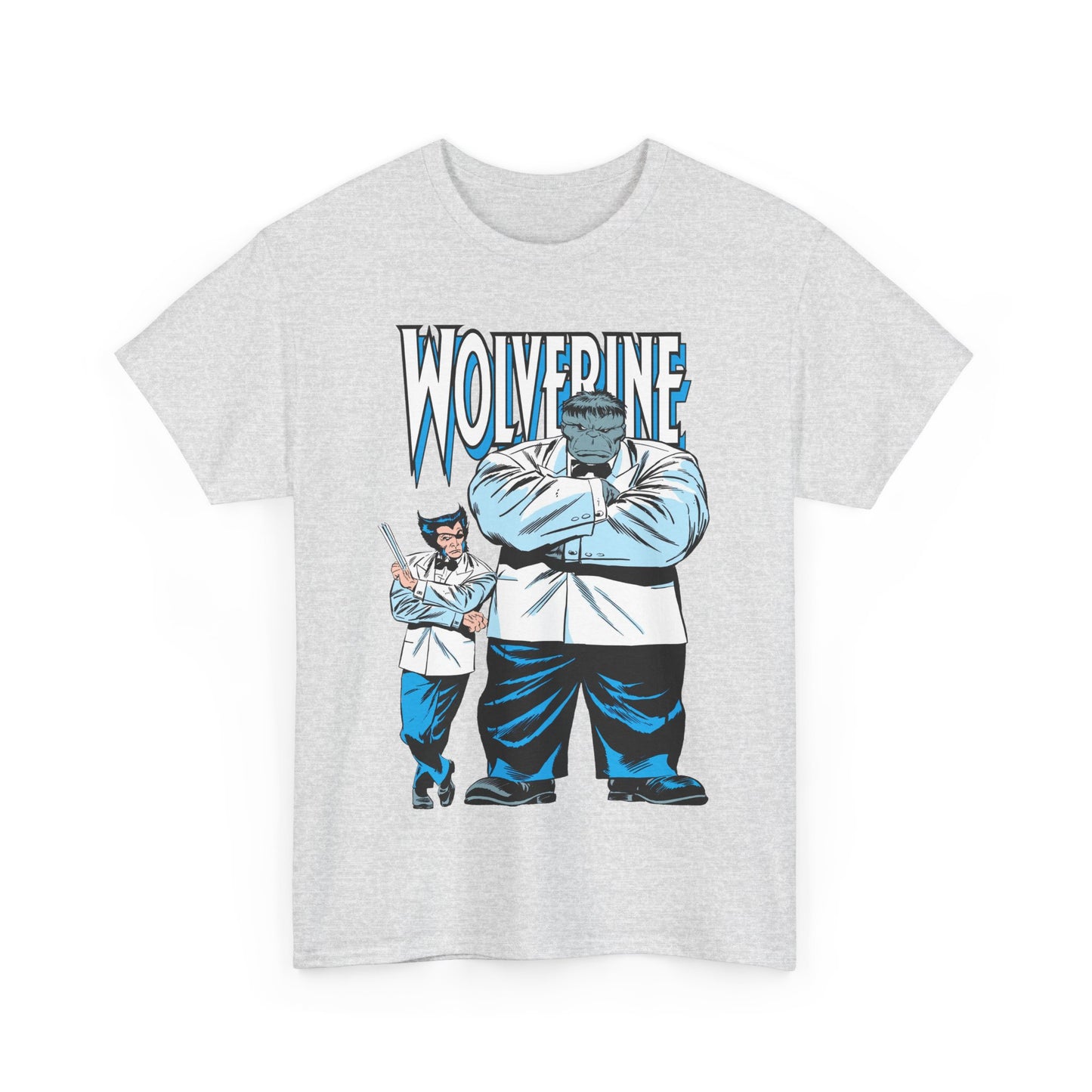 Wolverine & Hulk T-Shirt - Patch & Joe Fix-It - John Buscema Art - Logan in Madripoor - X-Men Character in Solo Adventure - Marvel Comics