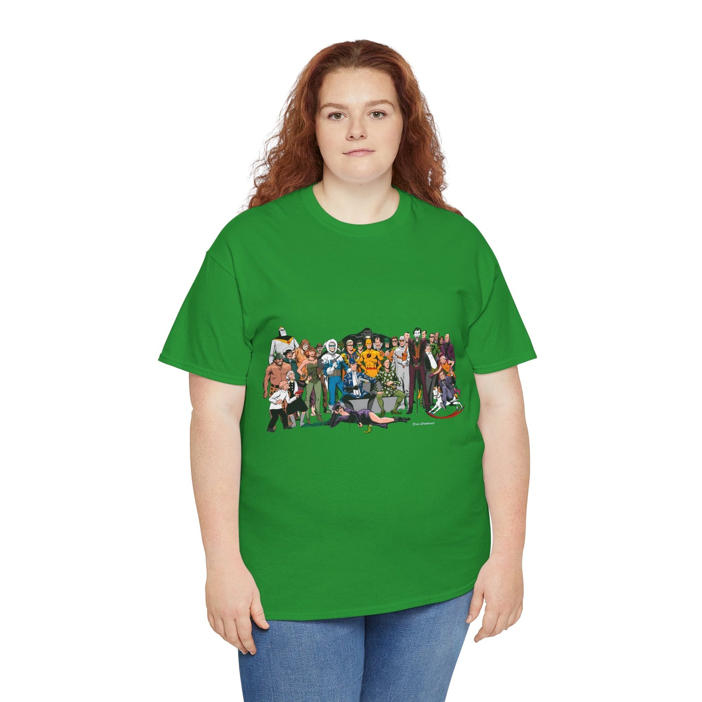 Secret Origins of Super-Villains T-Shirt - Dick Giordano Art - DC Comics - Joker, Mirror Master, Captain Cold, Lex Luthor, Scarecrow, Poison Ivy, Grodd