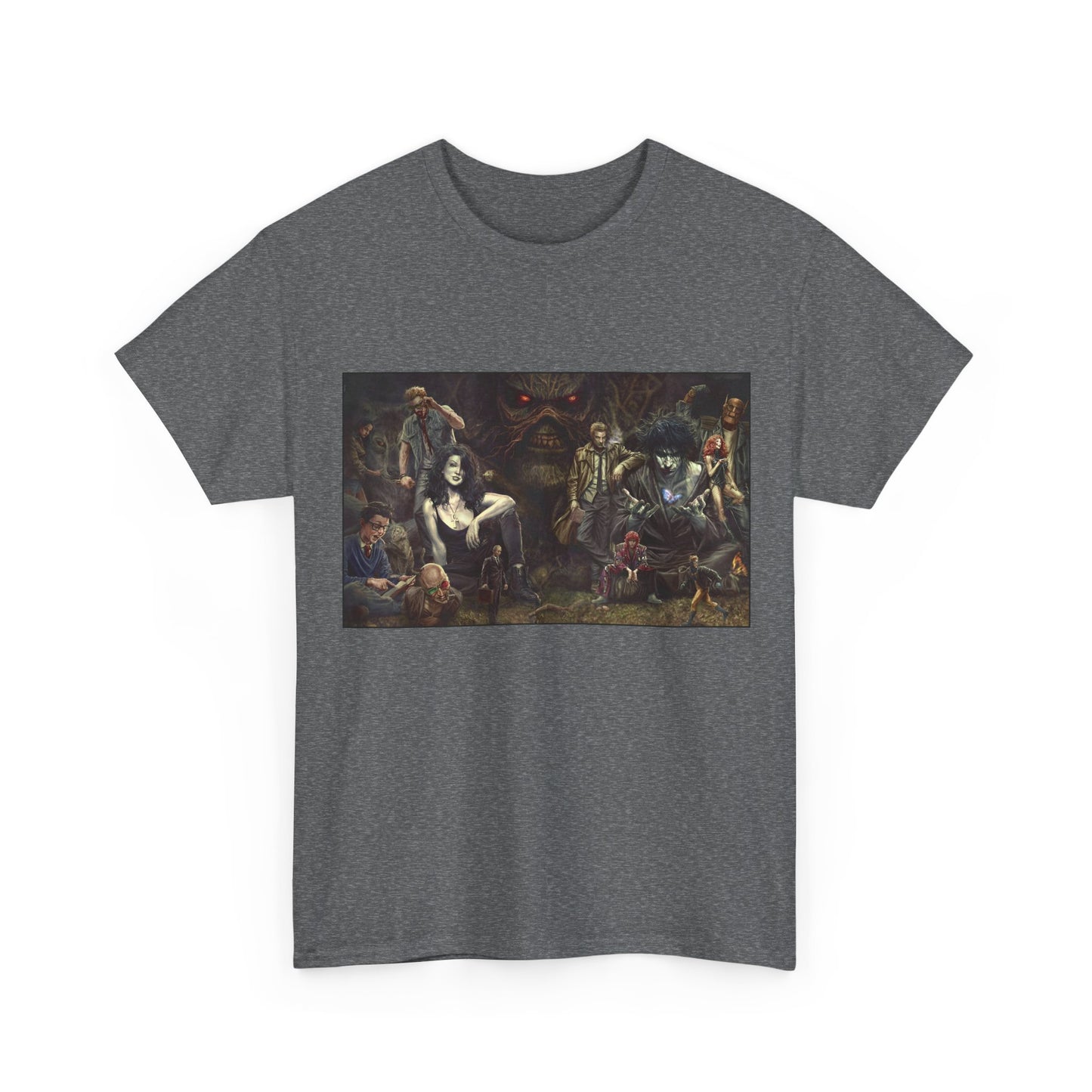 Vertigo Poster T-Shirt - Lee Bermejo Art - Swamp Thing, Sandman, Death, Spider Jerusalem, Shade - DC Comics