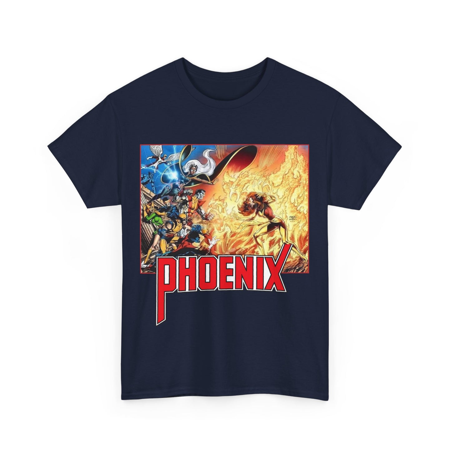 Phoenix T-Shirt - John Byrne Art - Untold X-Men Story - Jean Grey - Marvel Comics - Cyclops, Wolverine