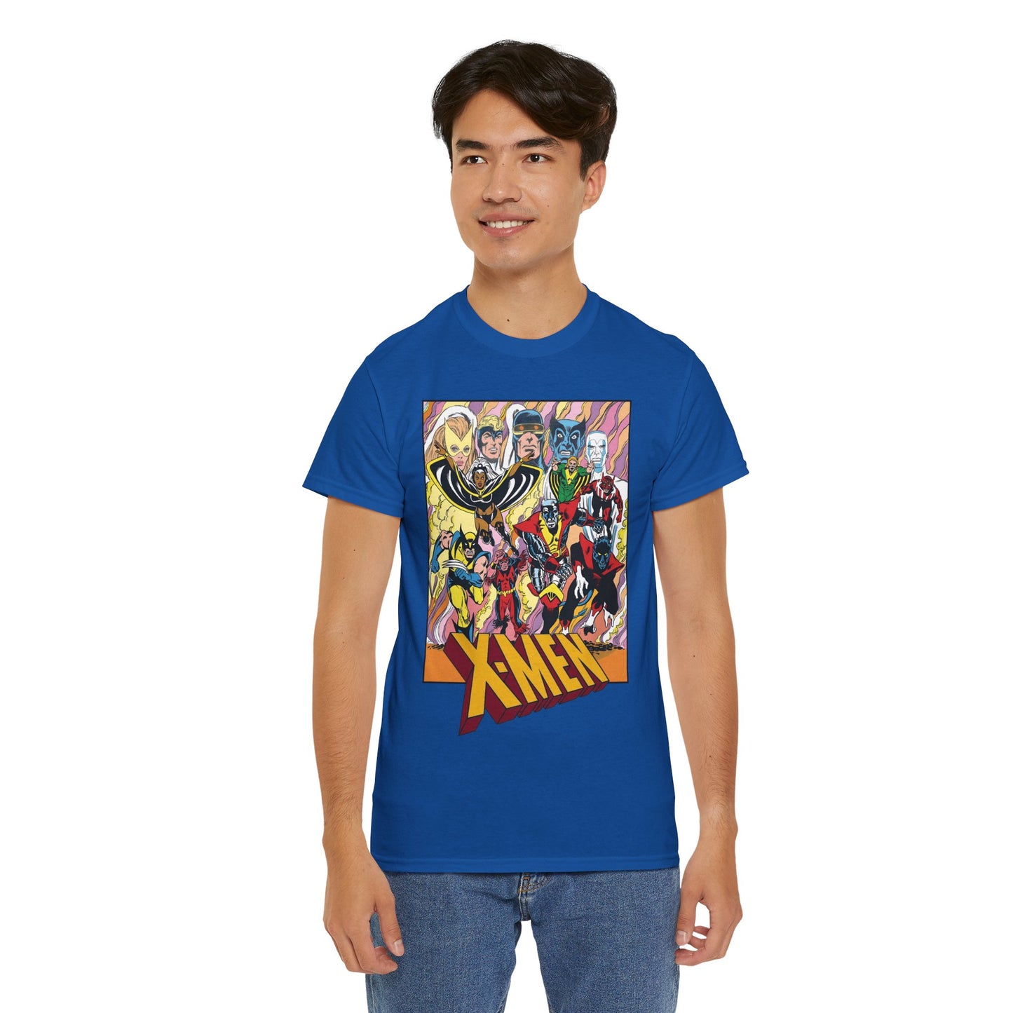 Uncanny X-Men T-Shirt - Dave Cockrum Art - Cyclops, Nightcrawler, Storm, Wolverine, Thunderbird - Marvel Comics