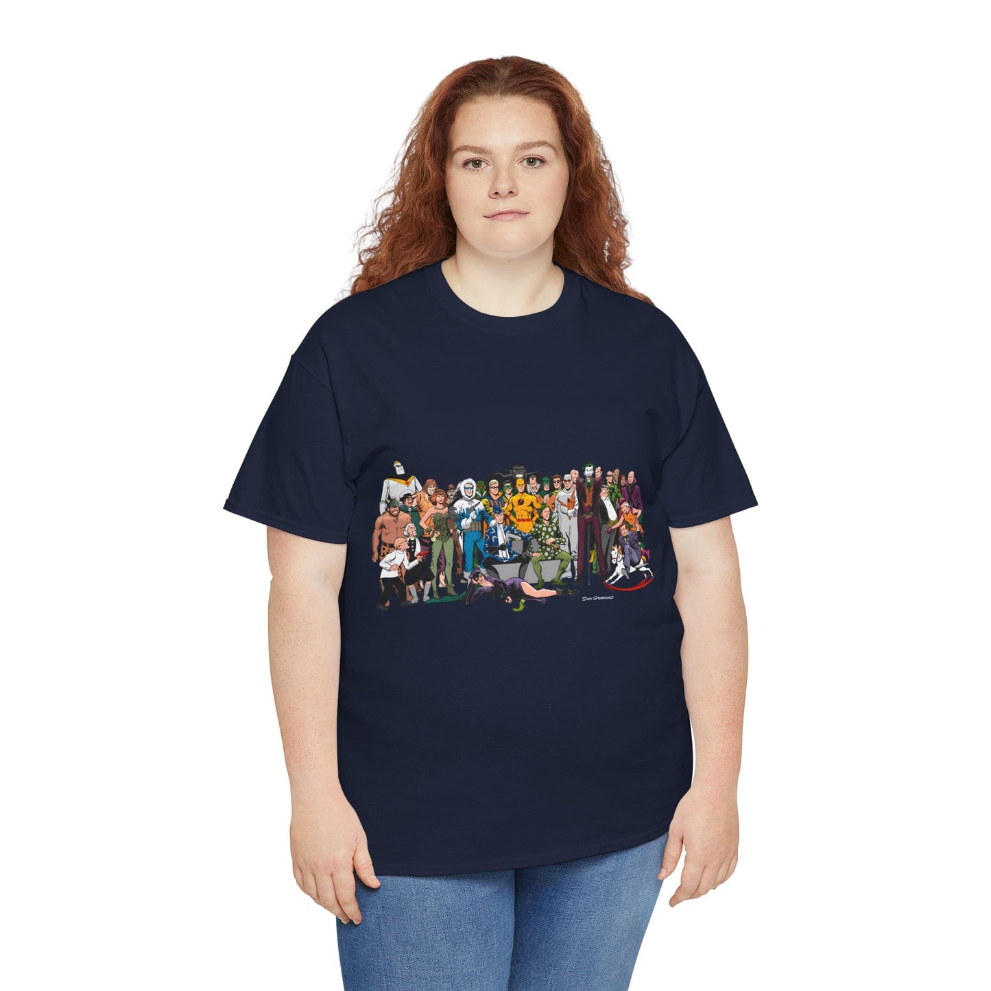 Secret Origins of Super-Villains T-Shirt - Dick Giordano Art - DC Comics - Joker, Mirror Master, Captain Cold, Lex Luthor, Scarecrow, Poison Ivy, Grodd