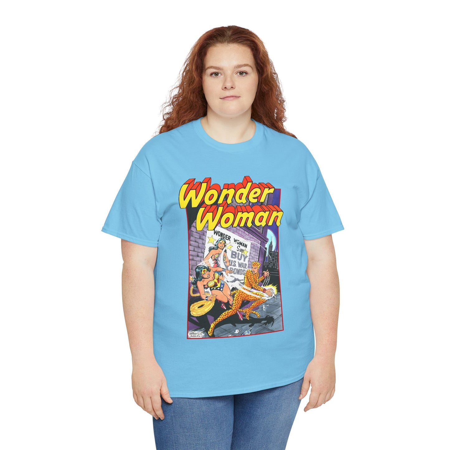 Wonder Woman T-Shirt - José Luis García-López Art - Vs The Cheetah - Classic Bronze Age Art - DC Comics