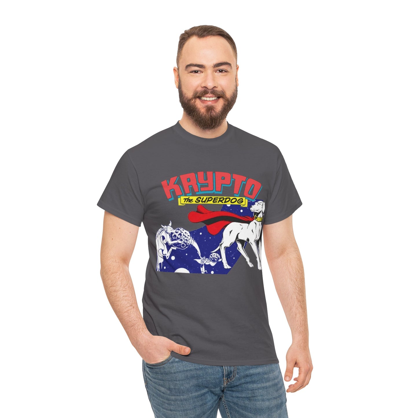 Krypto T-Shirt - James Gunn Superman Movie 2025 - Superman's Beloved Pet -Super Dog from Krypton - Stays at the Fortress of Solitude - DC Comics