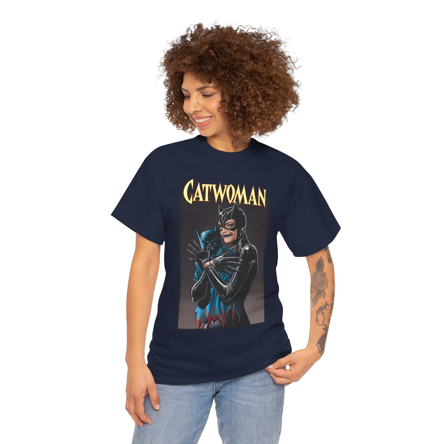 Catwoman T-Shirt - Brian Bolland Art - Batman Foe, Friend, Lover - Gotham City - Selina Kyle, Master Thief - DC Comics