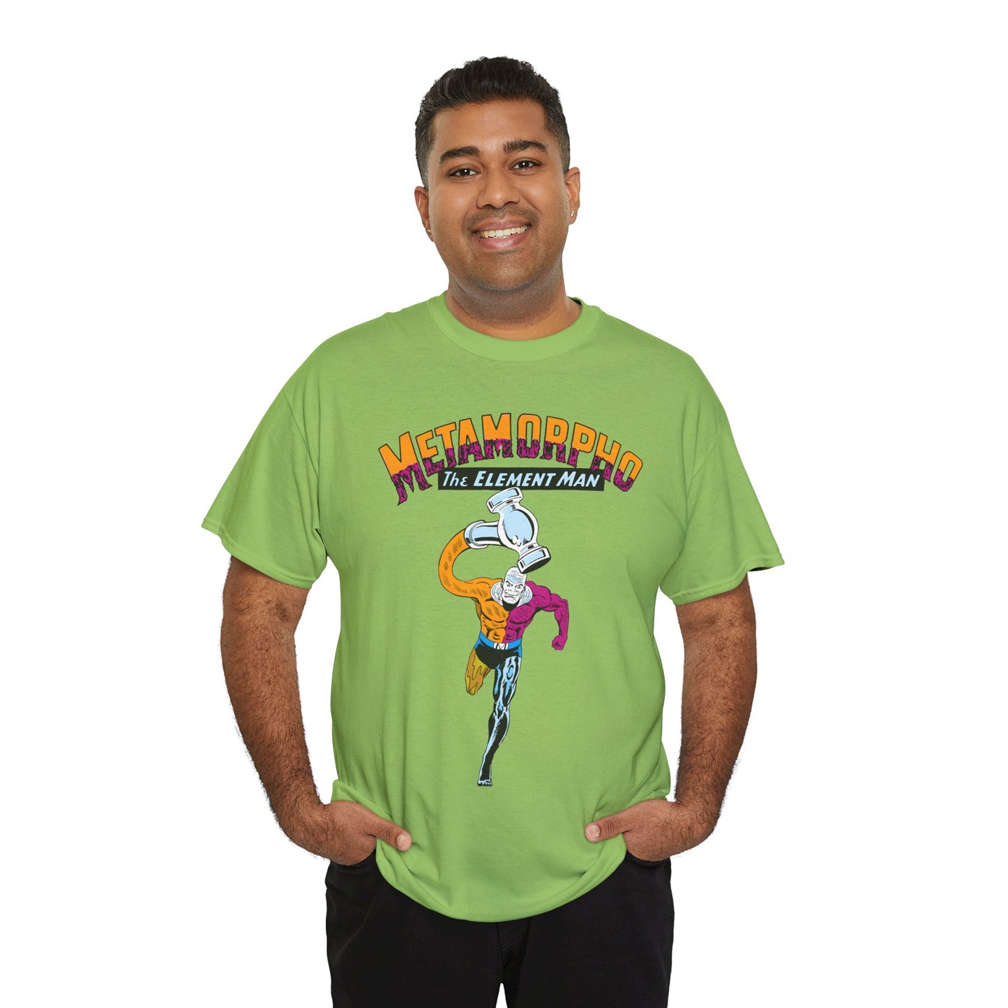 Metamorpho T-Shirt - Jim Aparo Art - DC Comics - Outsiders Team Member - New Superman Movie