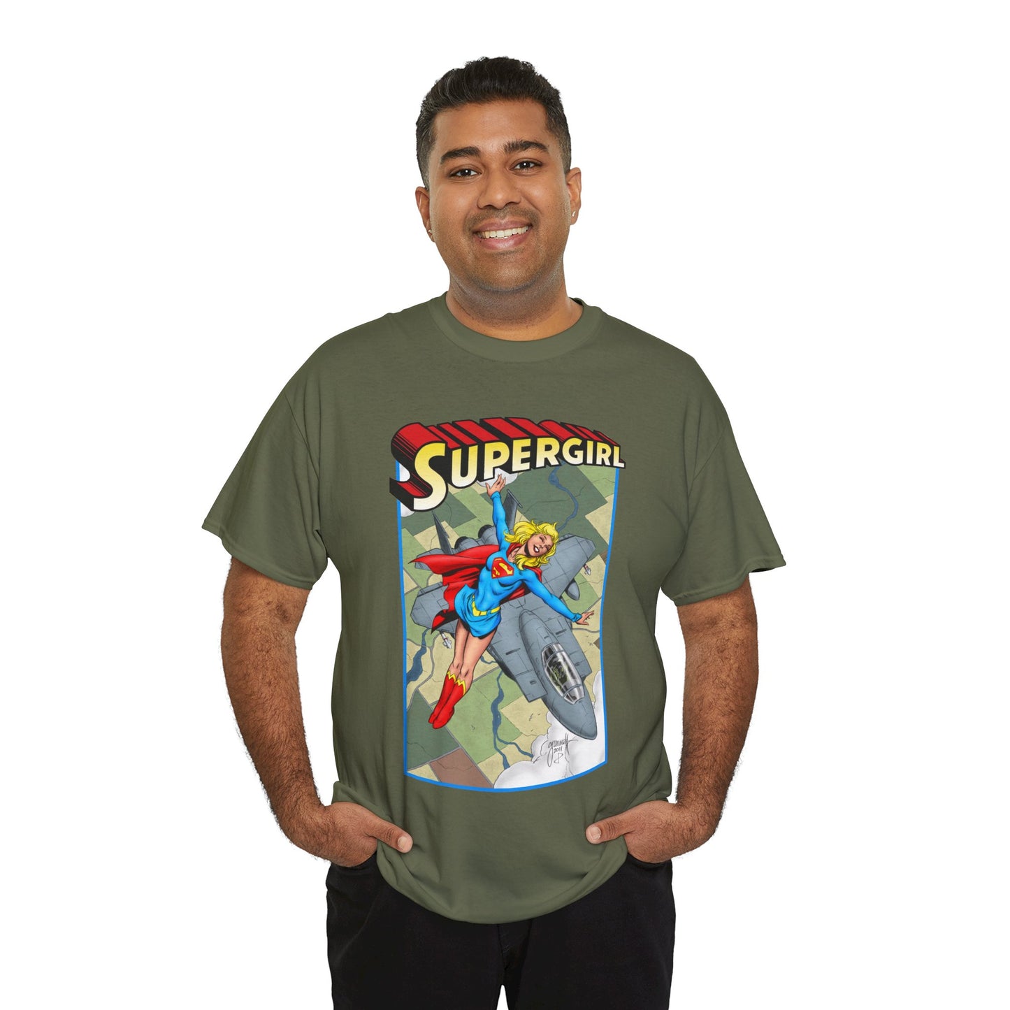 Supergirl T-Shirt - Tom Grummett Art - Kara from Argo City, Superman's Cousin - The Maid of Might - DC Comics