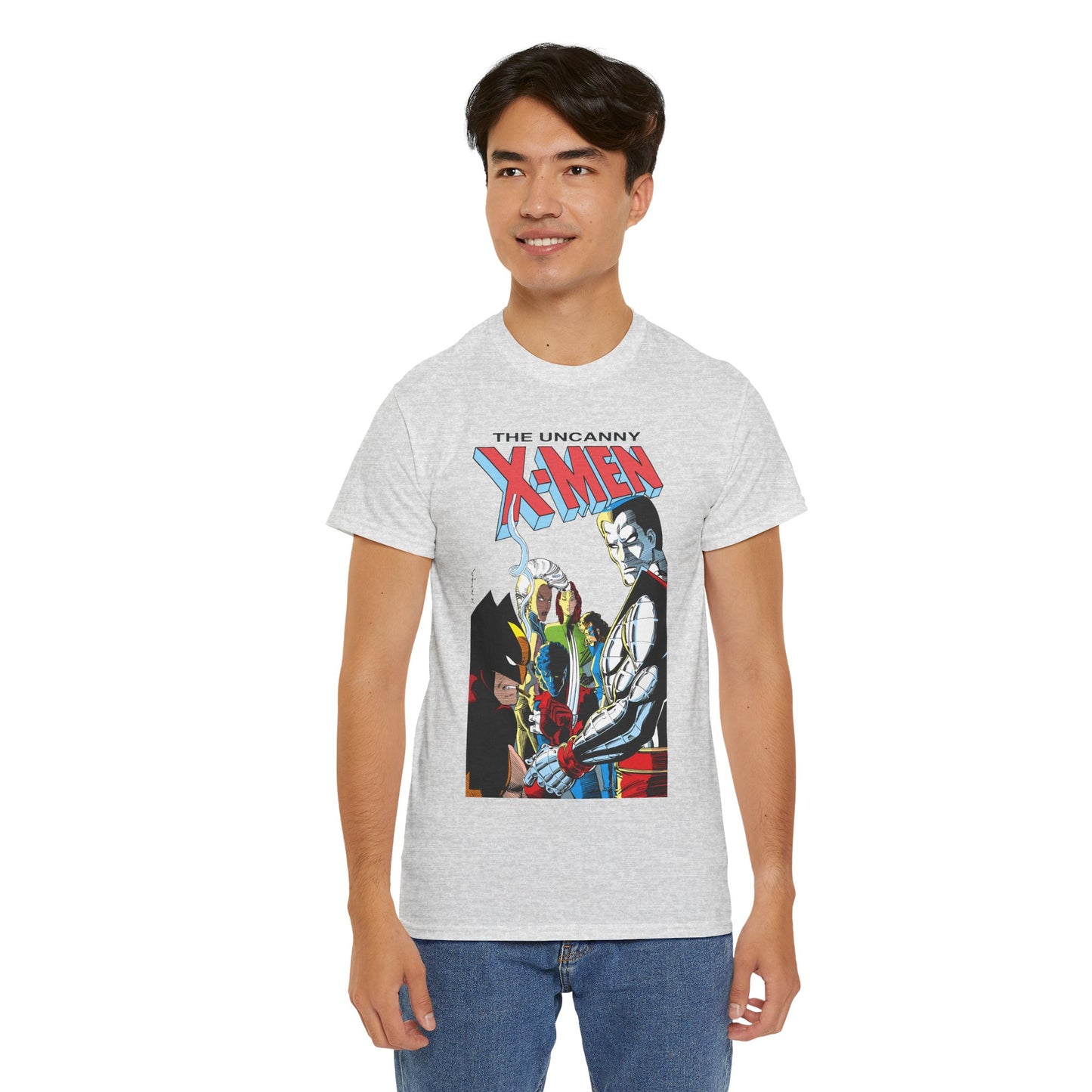Uncanny X-Men T-Shirt - John Romita Jr Art - Storm, Wolverine, Rogue, Nightcrawler, Colossus, Shadowcat - Mutant Massacre - Marvel Comics