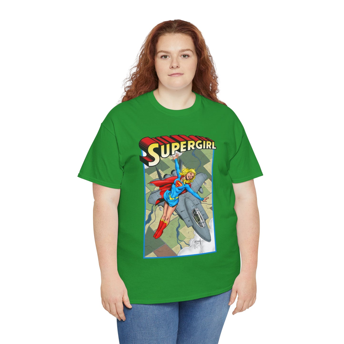 Supergirl T-Shirt - Tom Grummett Art - Kara from Argo City, Superman's Cousin - The Maid of Might - DC Comics