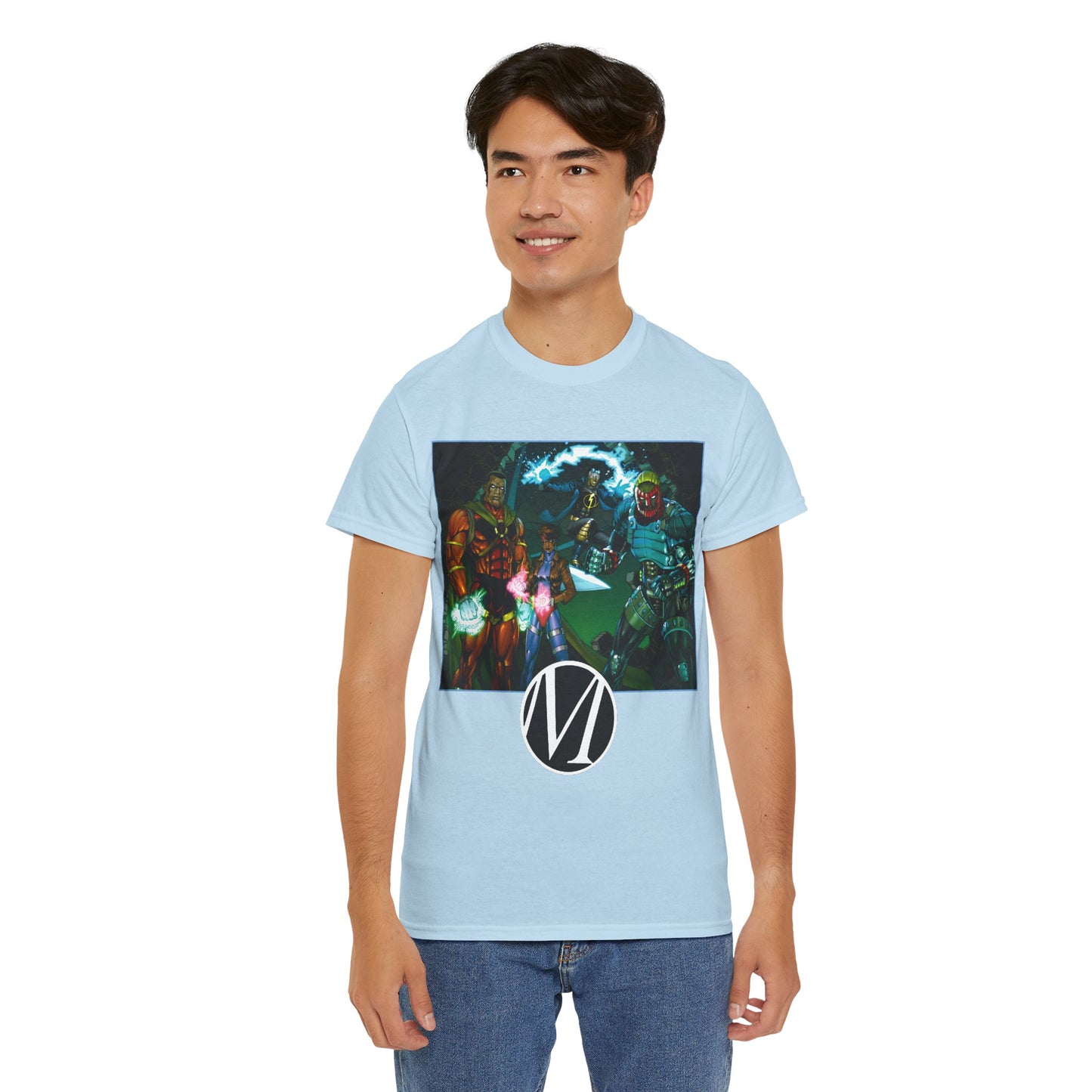 Milestone Comics Heroes T-Shirt - Static, Icon, Rocket, Hardware - Dakota - DC Comics, Milestone Media