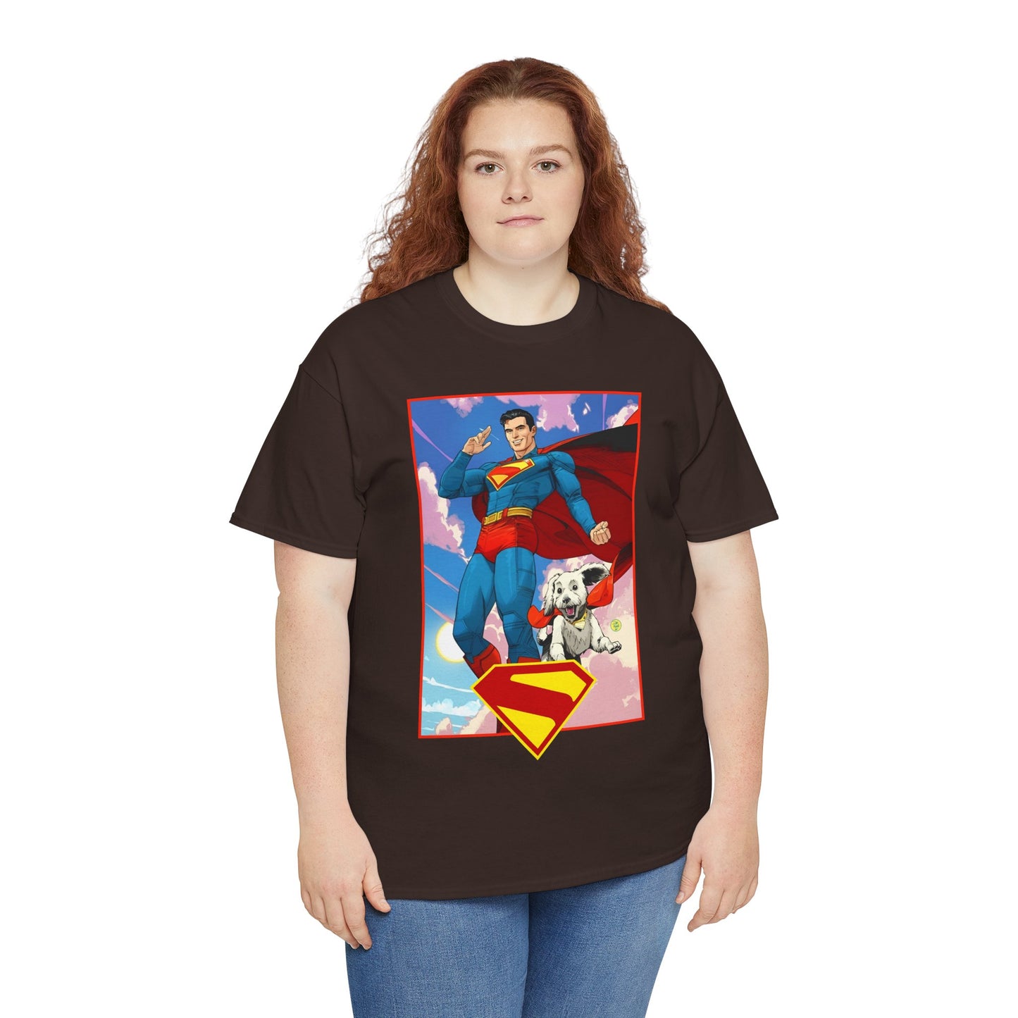 Superman & Krypto T-Shirt - DC Comics - New James Gunn Movie 2025 - Dan Mora Art - Man of Steel