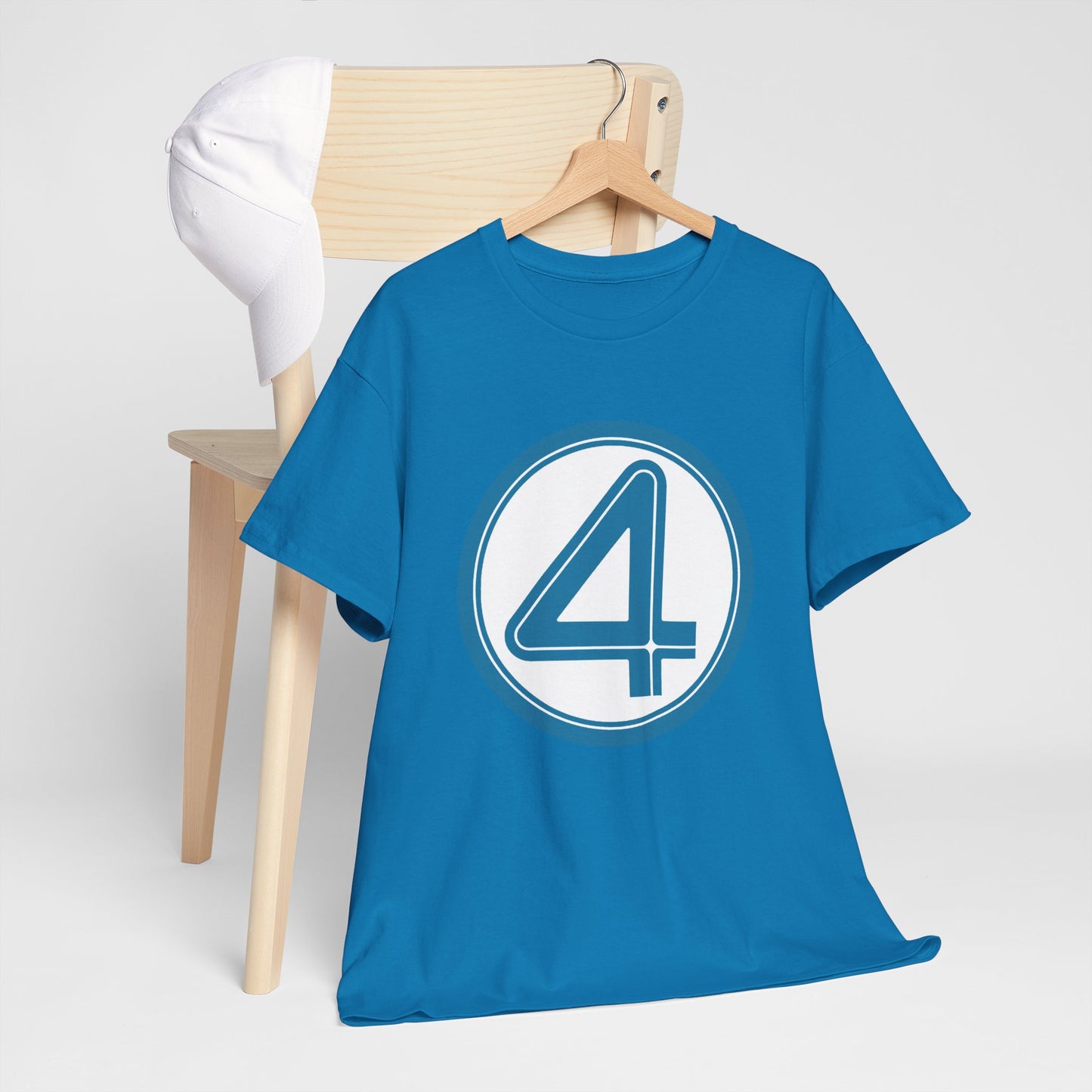 Fantastic Four Logo T-Shirt - New Marvel Movie 2025 - MCU - Pedro Pascal - 4 - Marvel Comics - Reed Richards