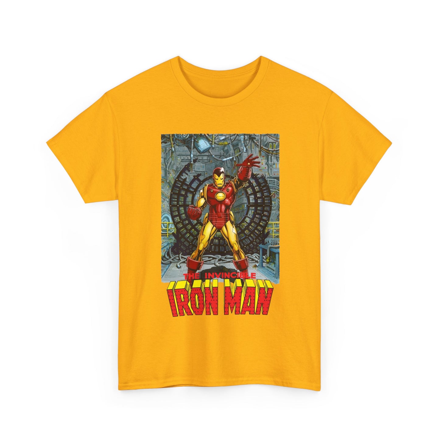 Iron Man T-Shirt - Bob Layton Art - Tony Stark Armor - Avengers Member & Leader - Marvel Comics