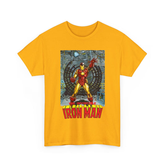 Iron Man T-Shirt - Bob Layton Art - Tony Stark Armor - Avengers Member & Leader - Marvel Comics