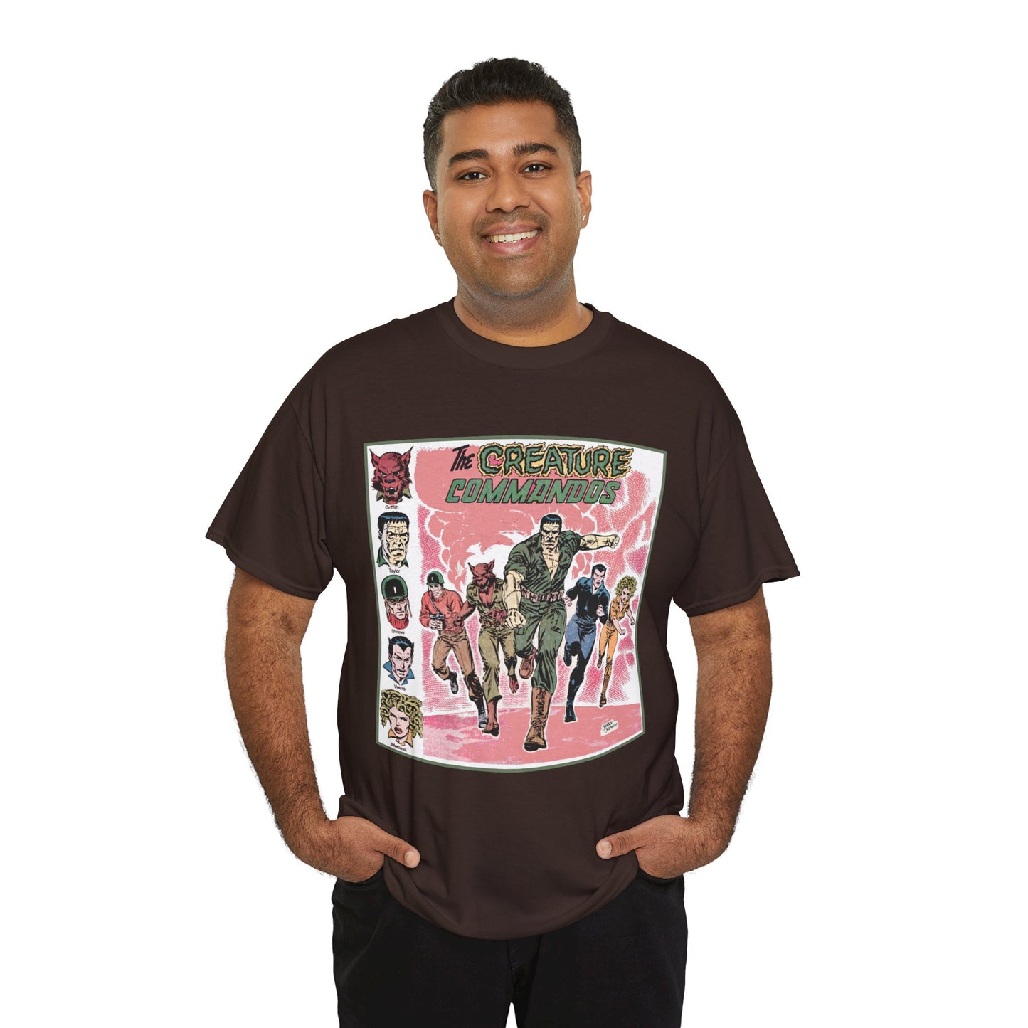 Creature Commandoes T-Shirt - Jerry Ordway Art - Medusa, Velcro, Shrieve - DC Comics Who's Who Art - Inspiration for James Gunn Series