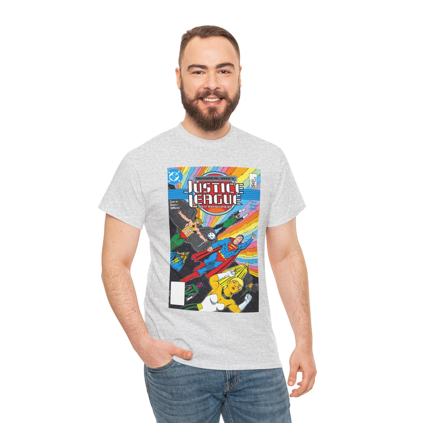 Justice League International T-Shirt - Kevin Maguire Art - DC Comics