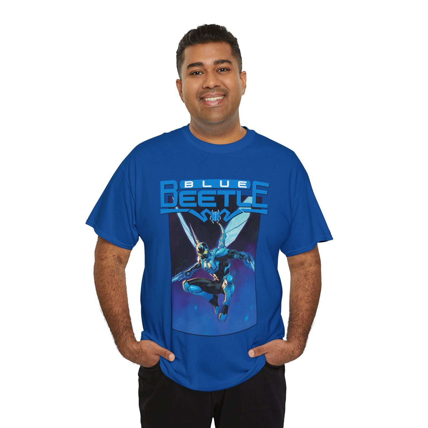 Blue Beetle T-Shirt - Dan Mora Art - DC Comics Character - Jaime Reyes