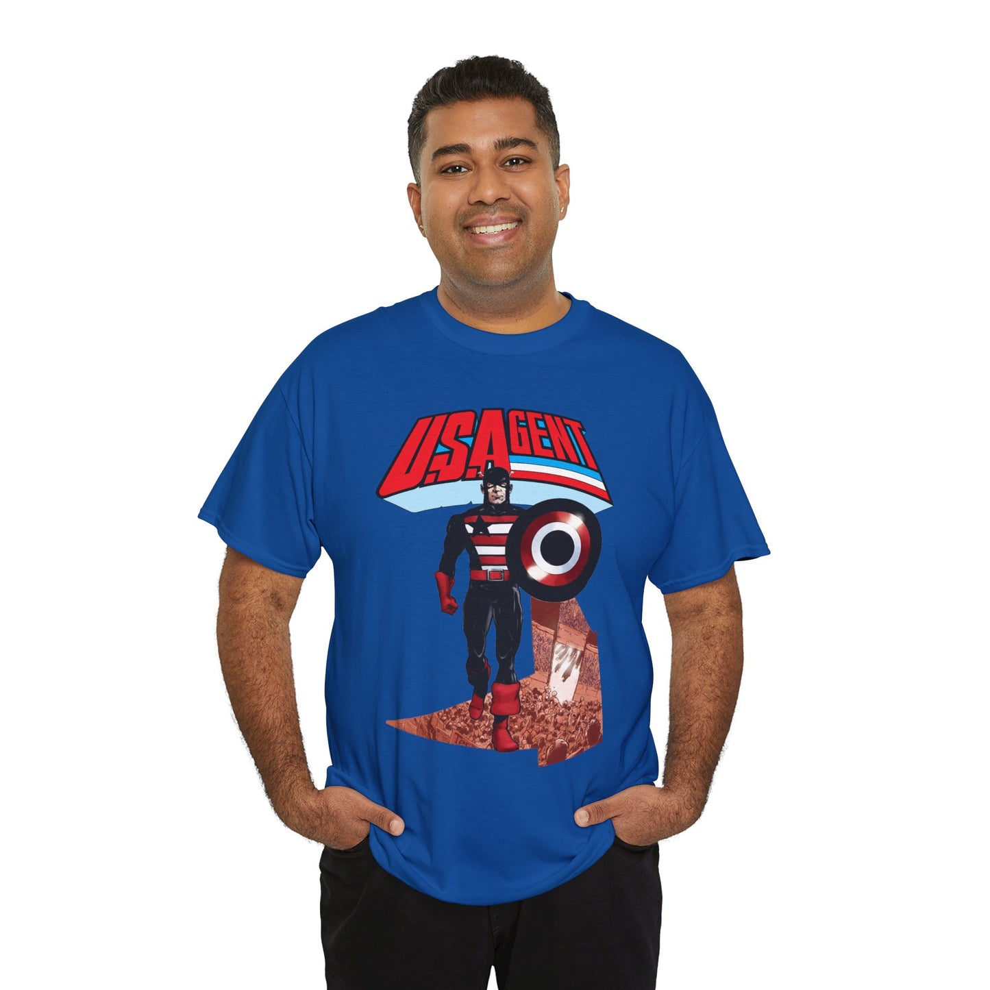 US Agent T-Shirt - Phil Jimenez Art - John Walker - Captain America Character - Marvel Comics