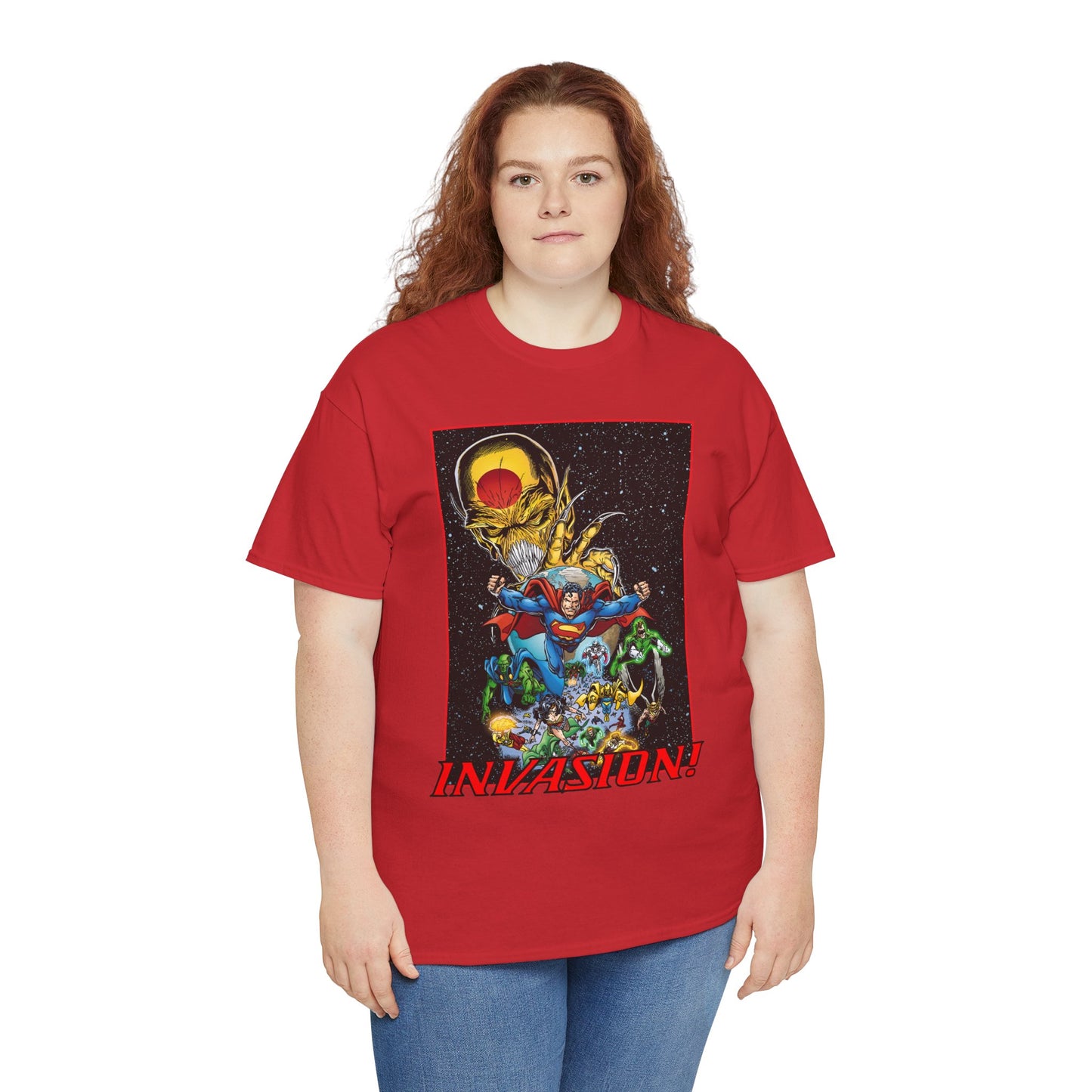 Invasion T-Shirt - Bart Sears Art - DC Comics