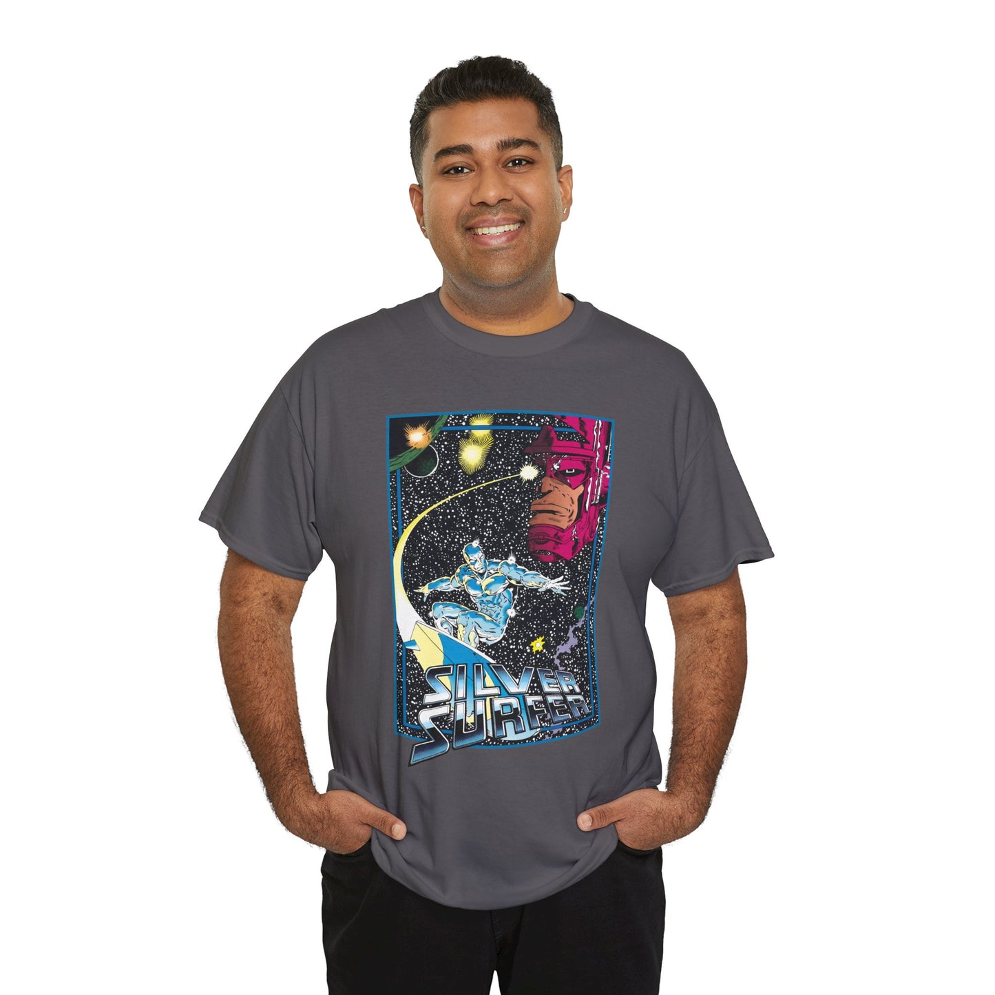 Silver Surfer T-Shirt - Ron Lim Art - Herald of Galactus - Norrin Radd - Popular Marvel Comics Character