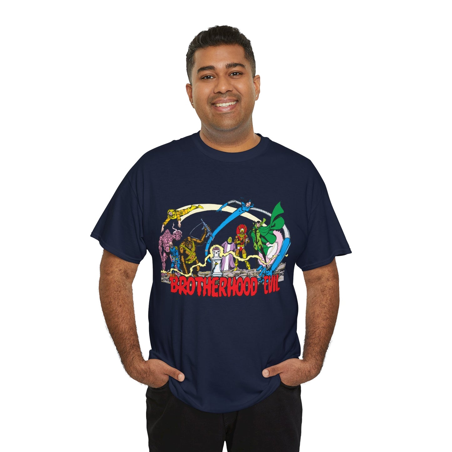 Brotherhood of Evil T-Shirt - George Perez Art - New Teen Titans, Doom Patrol - DC Comics - Madame Rouge, Phobia