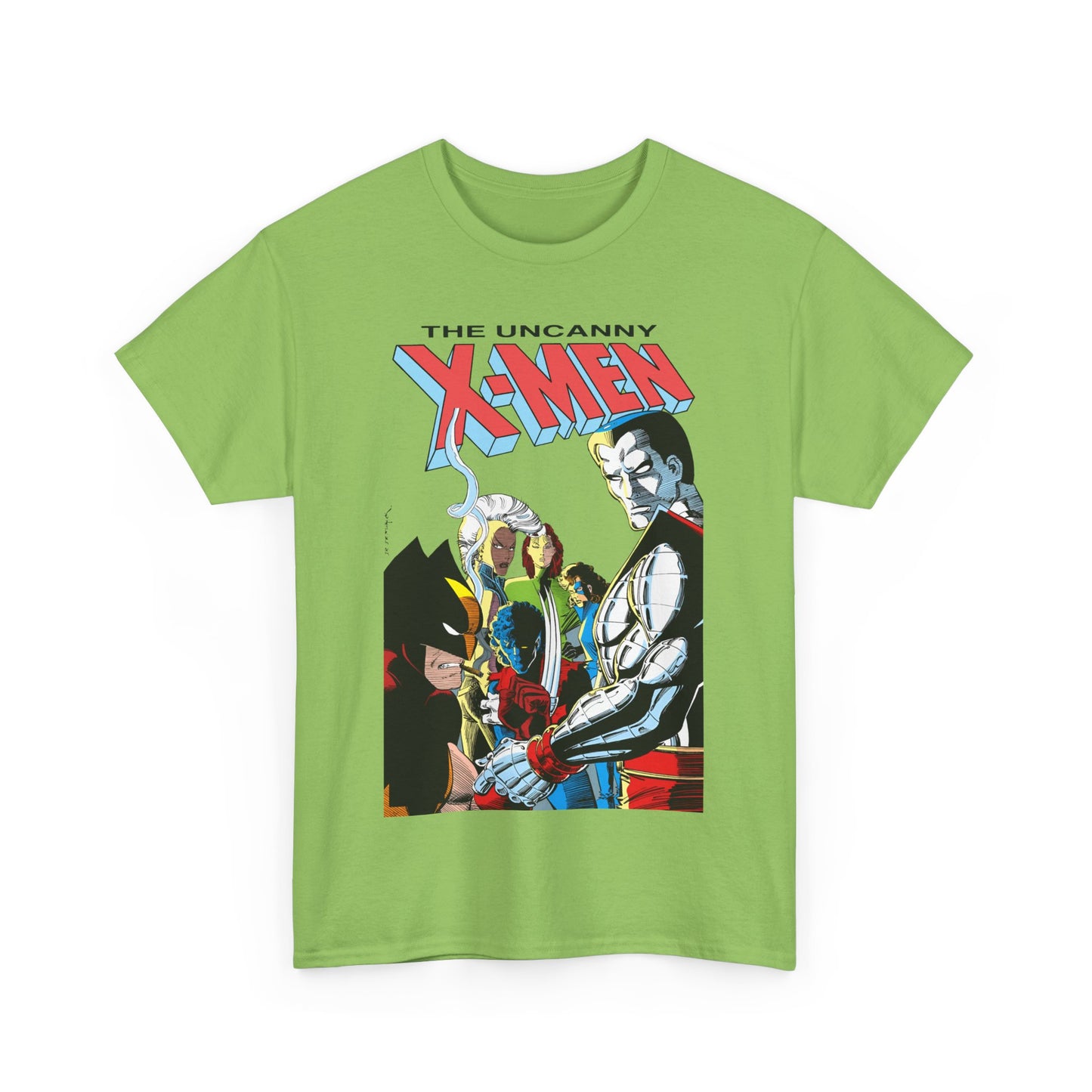 Uncanny X-Men T-Shirt - John Romita Jr Art - Storm, Wolverine, Rogue, Nightcrawler, Colossus, Shadowcat - Mutant Massacre - Marvel Comics