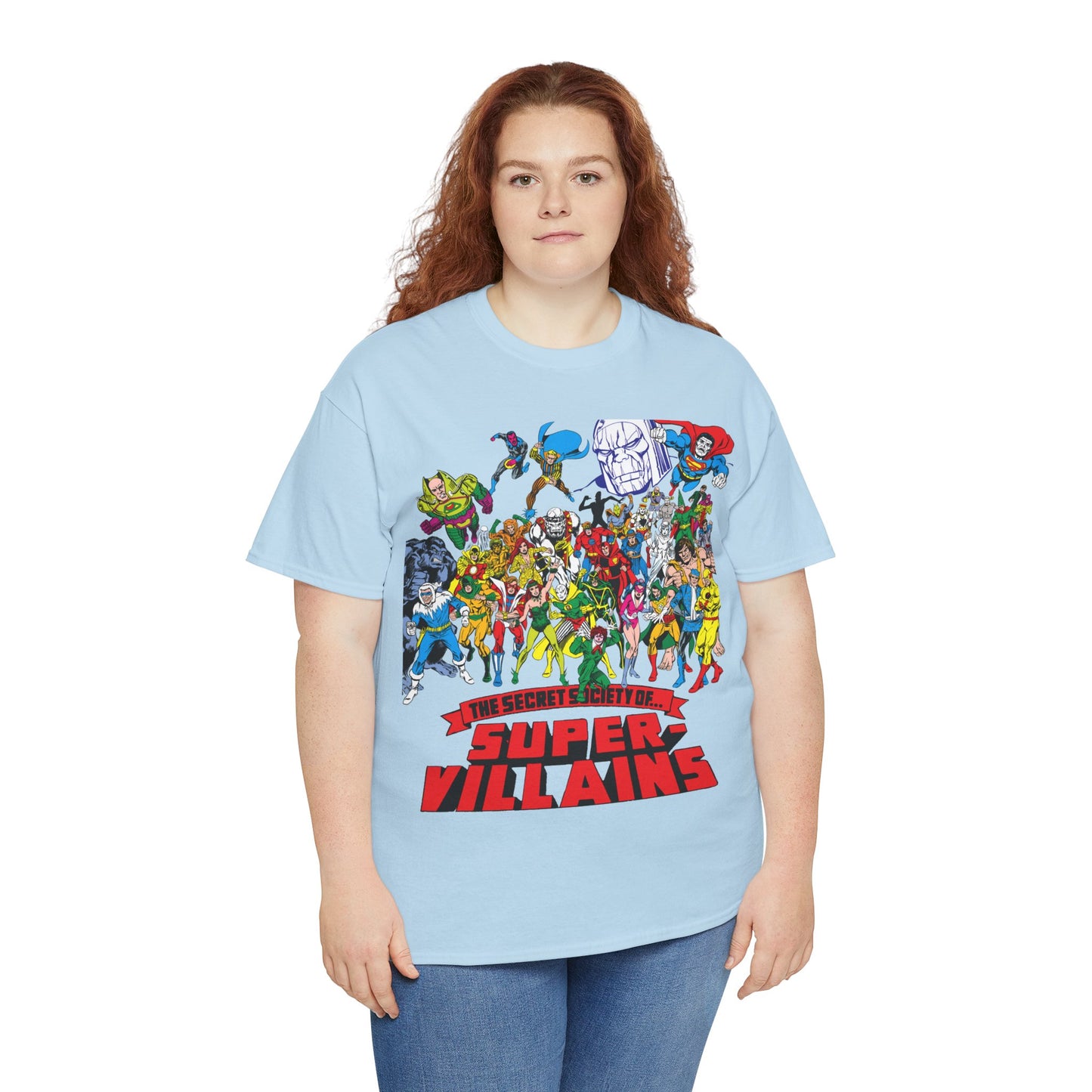 Secret Society of Super-Villains T-Shirt - DC Comics - SSOSV - Luthor, Grodd, Darkseid, Sinestro, Poison Ivy, Mirror Master