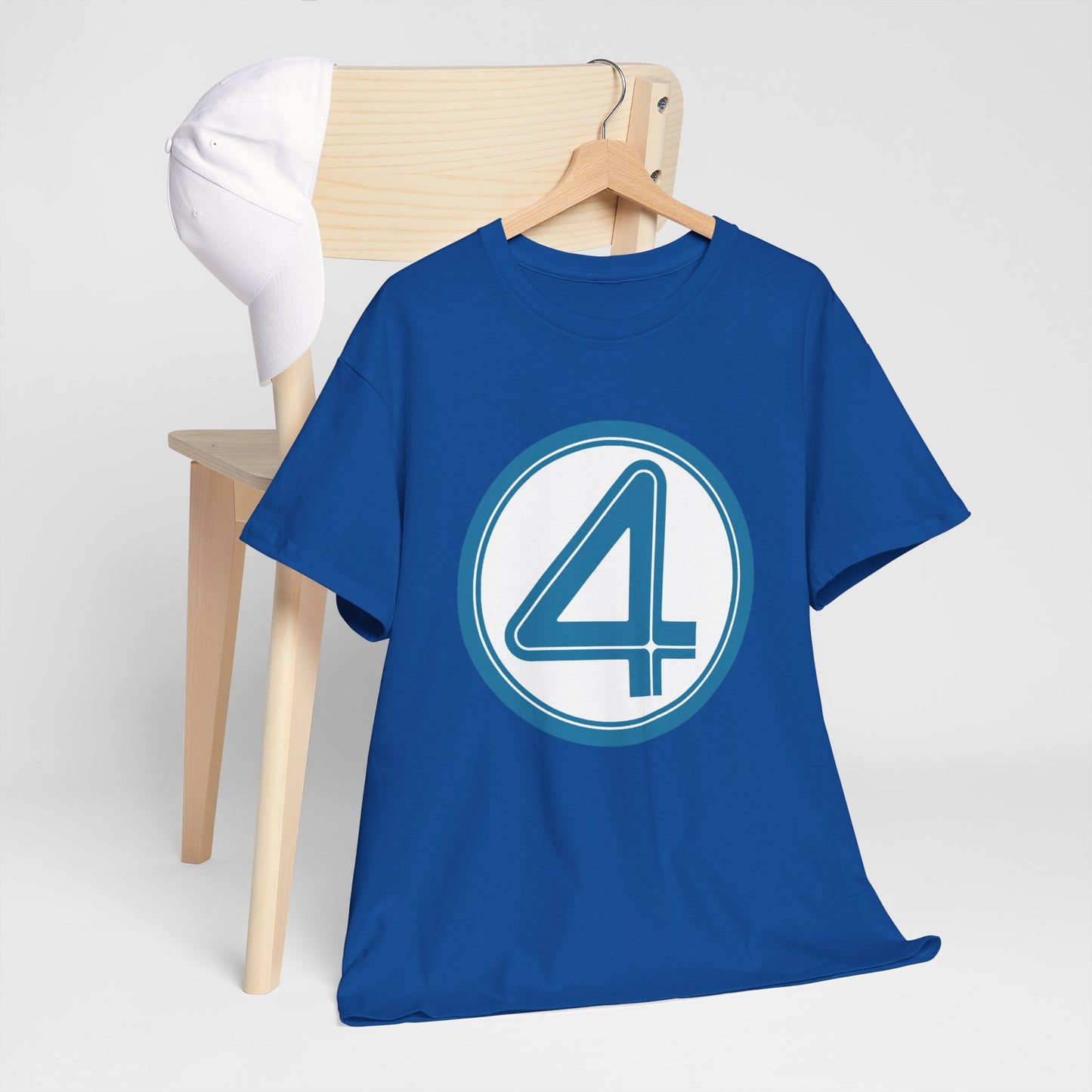 Fantastic Four Logo T-Shirt - New Marvel Movie 2025 - MCU - Pedro Pascal - 4 - Marvel Comics - Reed Richards