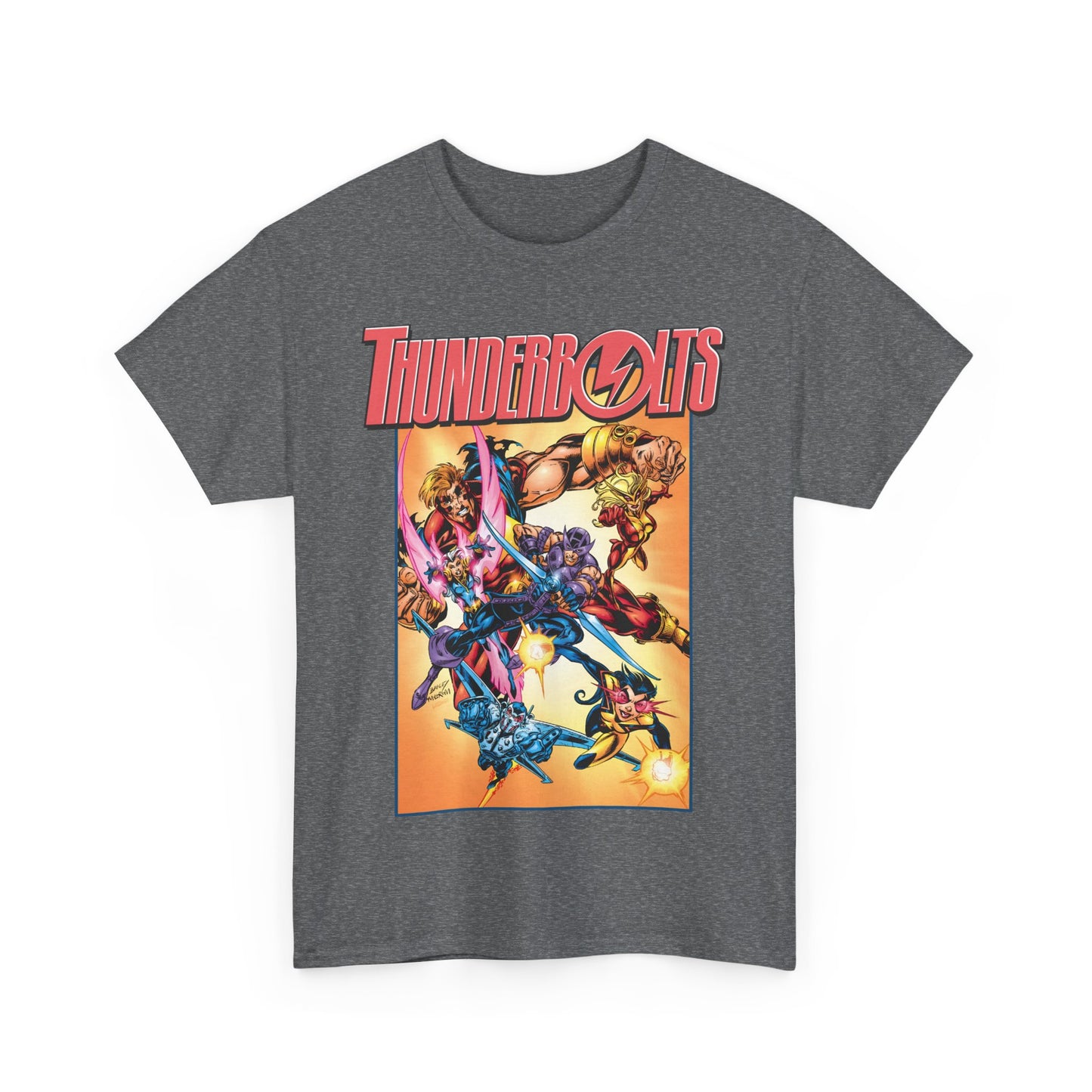 Thunderbolts T-Shirt - Mark Bagley Art - Hawkeye, Songbird - Marvel Comics - Avengers Connection