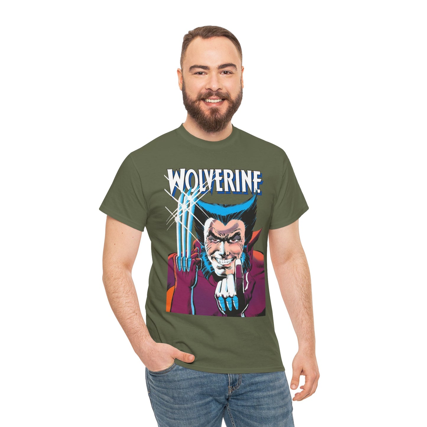 Wolverine T-Shirt - Frank Miller 1982 Cover Art - Marvel Comics - X-Men Member, Logan - Classic Mini-Series