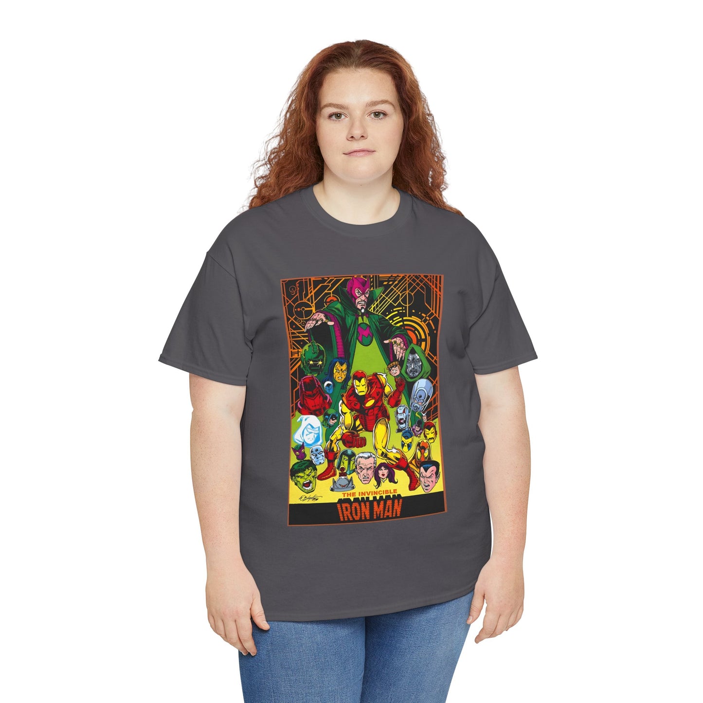 Iron Man T-Shirt - Bob Layton Art - Tony Stark - Ultron, Doctor Doom, The Mandarin, The Beetle - Marvel Comics