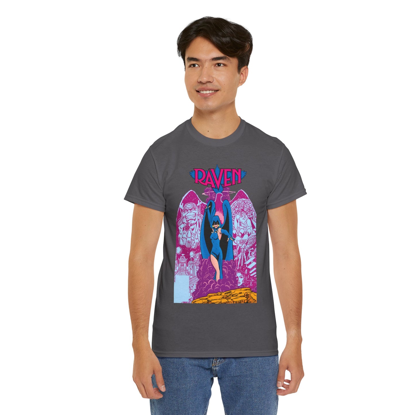 Raven T-Shirt - George Perez Art - New Teen Titans - Trigon, Azarath - DC Comics