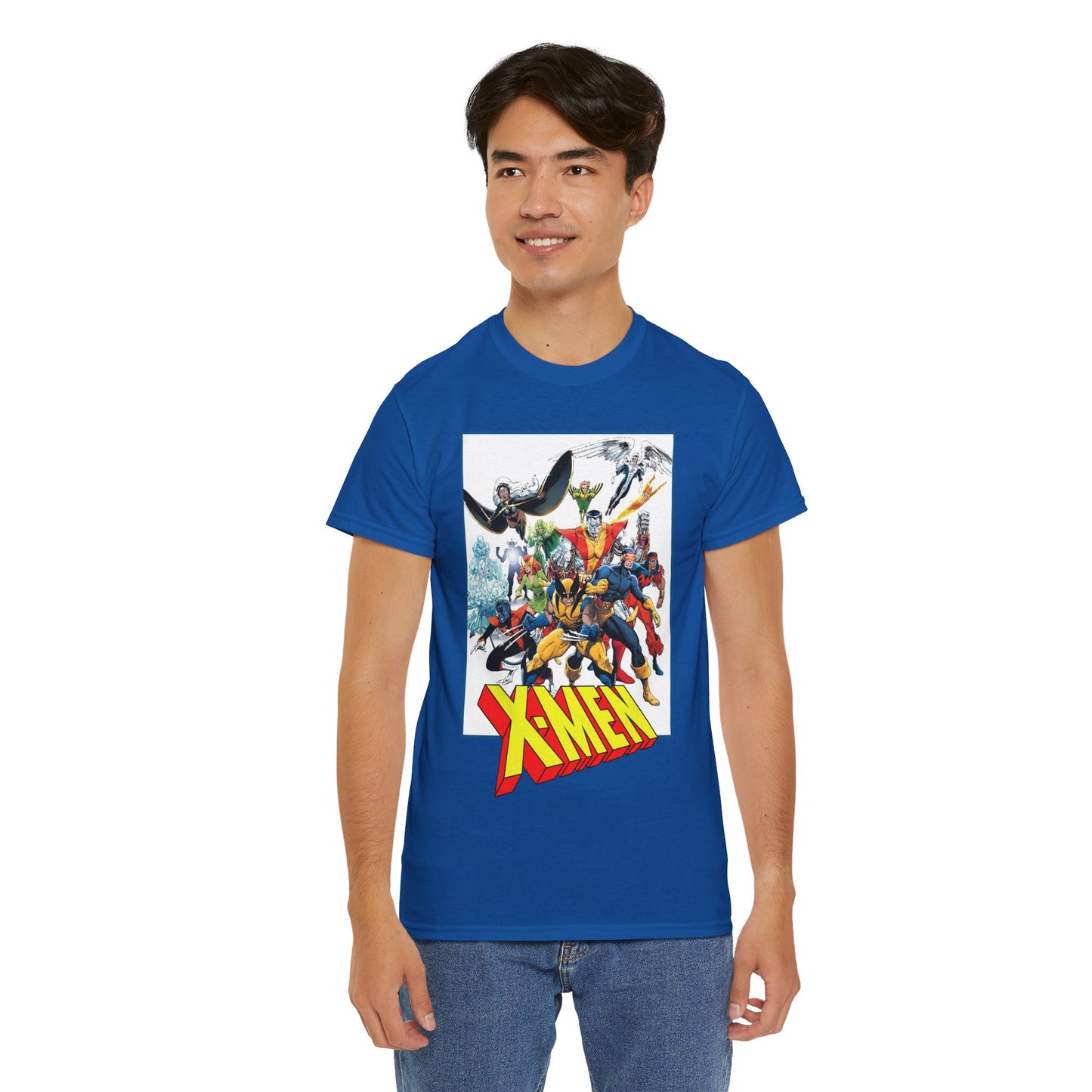 X-Men T-Shirt - Classic Arthur Adams Art - Marvel Comics - Wolverine, Colossus, Storm, Cyclops, Nightcrawler, Iceman