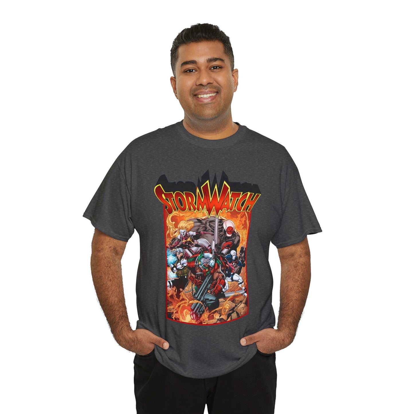 Stormwatch T-Shirt - Jim Lee Art - Battalion, Fuji, Hellstrike - Image/Wildstorm/DC Comics