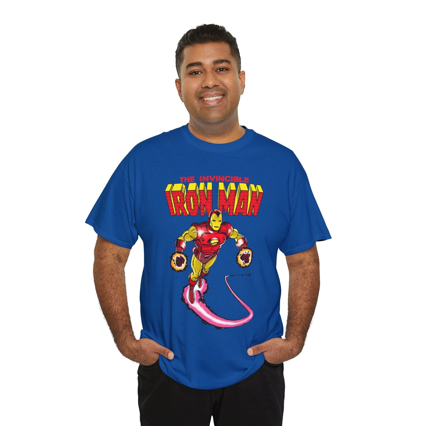 Iron Man T-Shirt - George Perez Art - Tony Stark in his Armor - Avengers Member - MCU - Marvel Comics