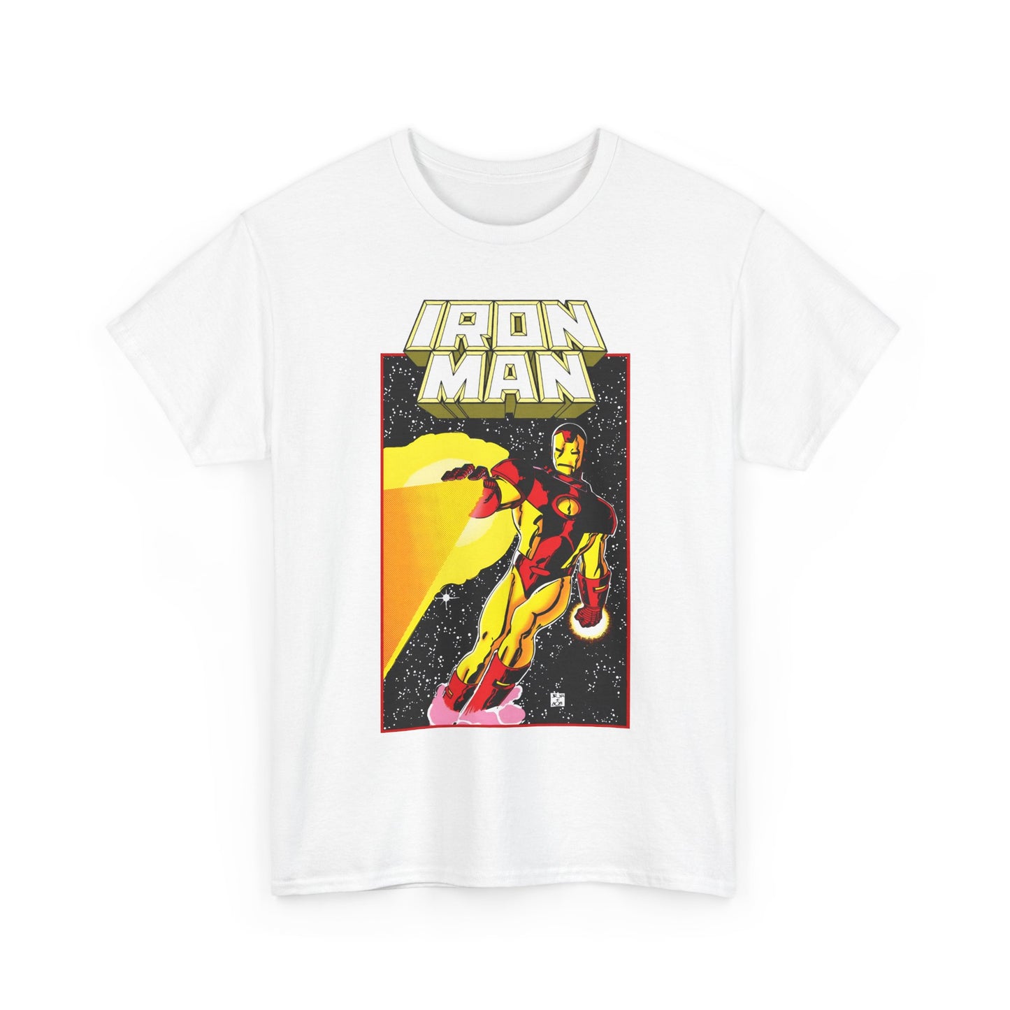 Iron Man T-Shirt - John Romita Jr Art - Cover to Issue #256 - Tony Stark in Space - Marvel Comics