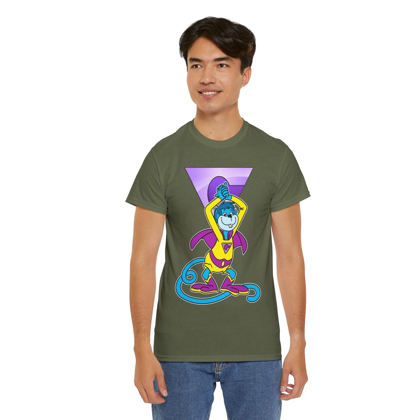 Gleek T-Shirt - Super Friends Cartoon - Wonder Twins Mascot - DC Comics - Space Monkey from Exxor - Zan & Jayna