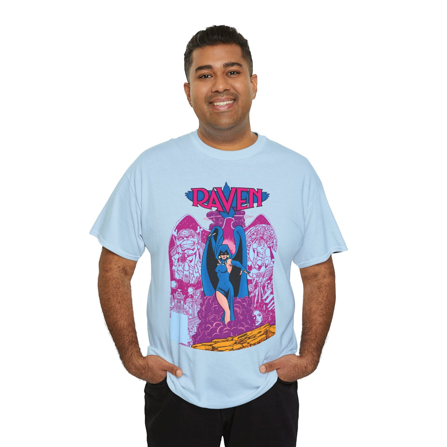 Raven T-Shirt - George Perez Art - New Teen Titans - Trigon, Azarath - DC Comics