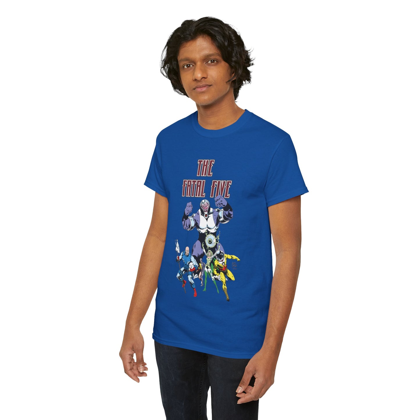 Fatal Five T-Shirt - Legion of Super-Heroes Villains - DC Comics LOSH - Validus, Emerald Empress