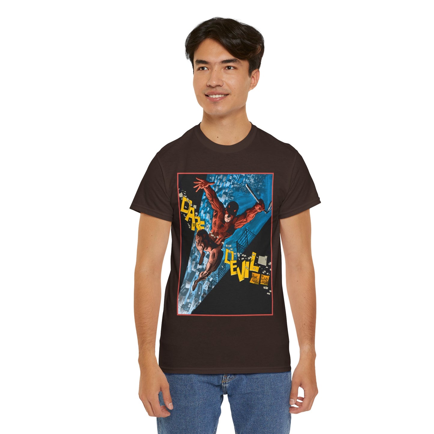 Daredevil T-Shirt - Frank Miller & Klaus Janson Art - The Man With No Fear - Hell's Kitchen - Marvel Comics