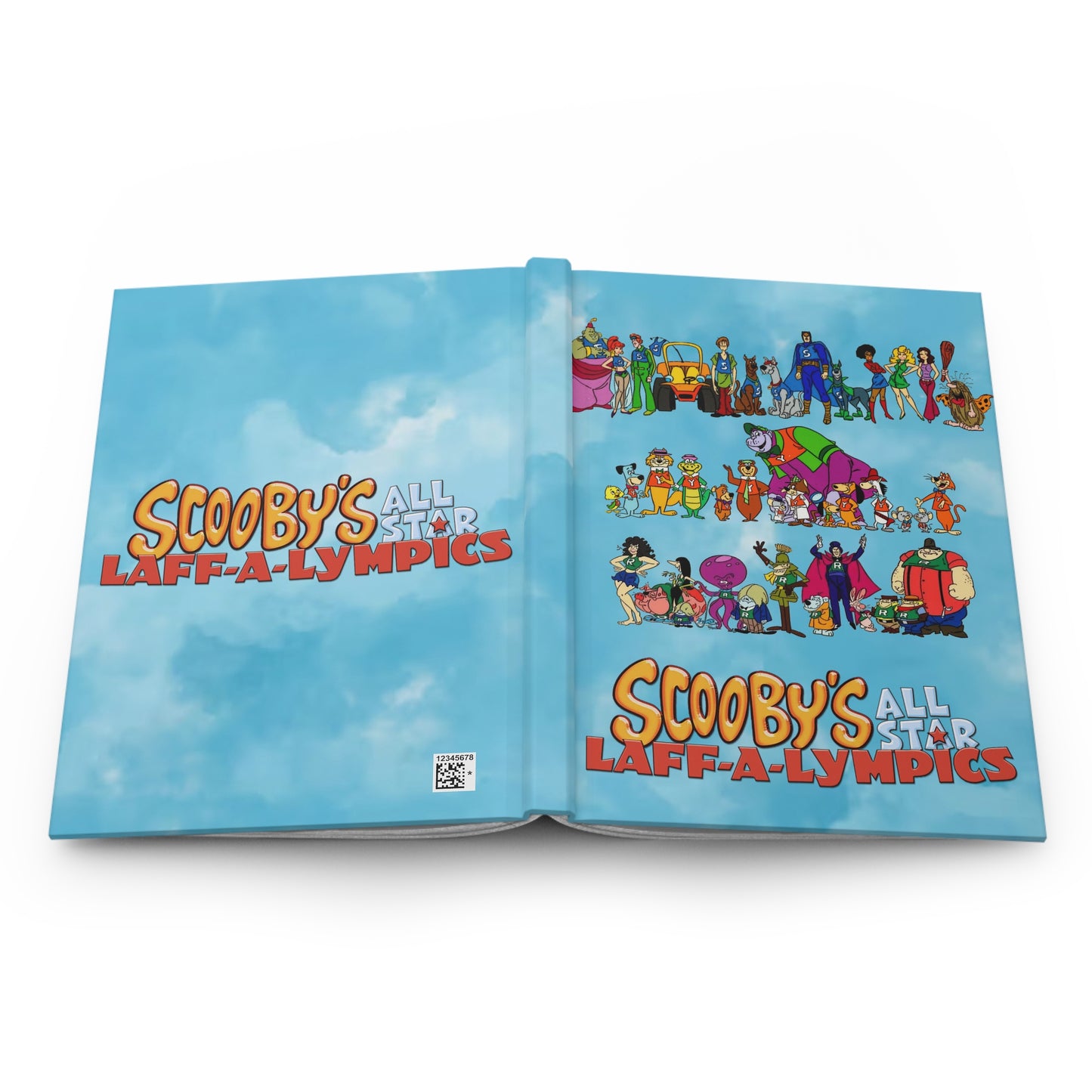 Scooby's All-Star Laff-A-Lympics Hardcover Journal - 150 Lined Pages - Dynomutt, Grape Ape, Speed Buggy, Yogi Bear, Wally Gator