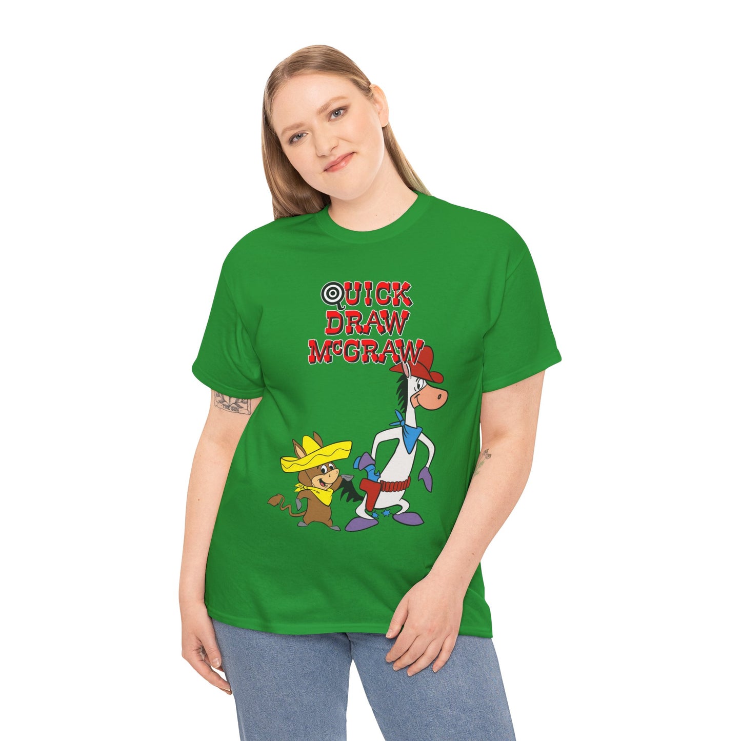 Quick Draw McGraw T-Shirt - Baba Looey - Hanna-Barbera Cartoon - Popular 1960s TV Animation