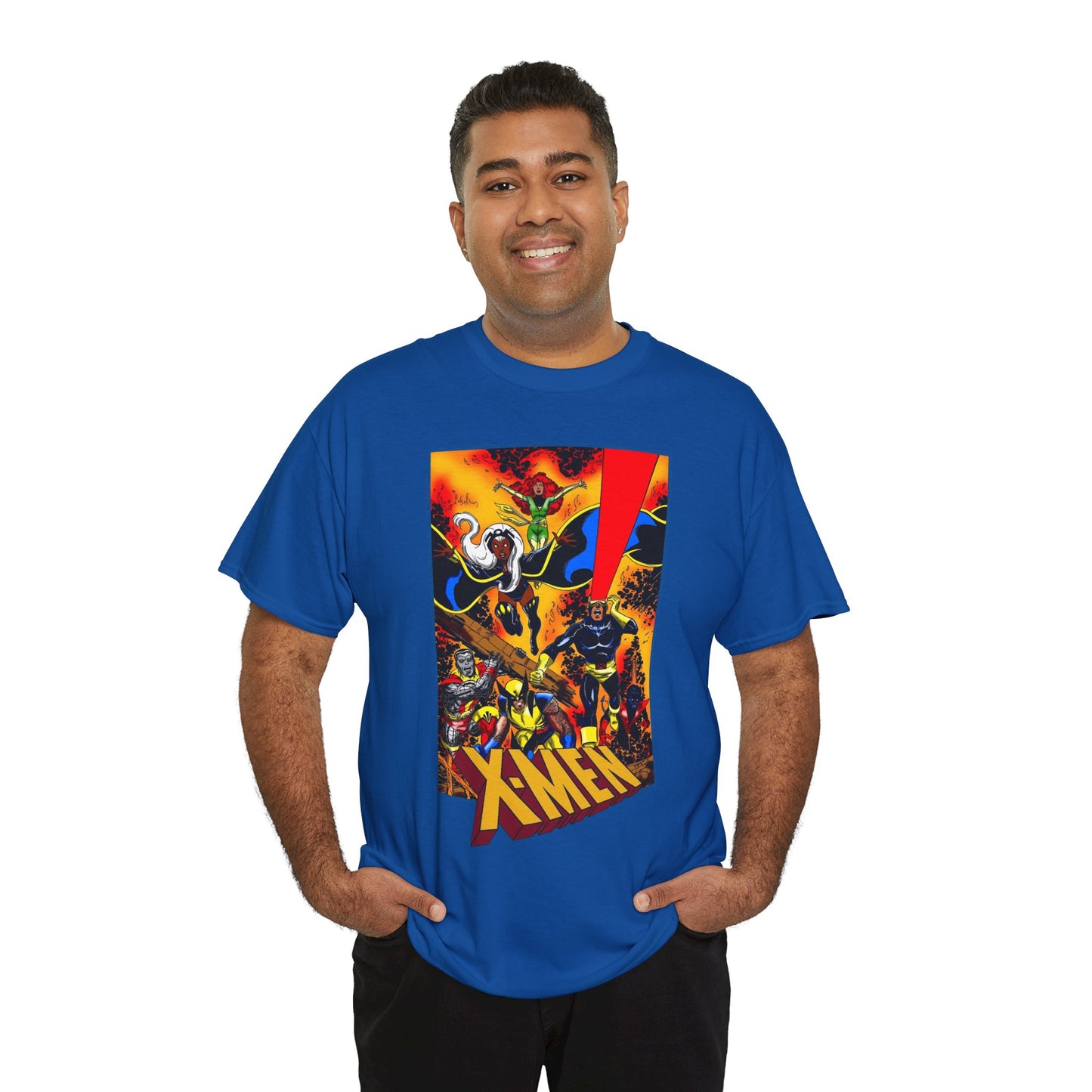 X-men T-Shirt - John Byrne Art - Phoenix, Wolverine, Cyclops, Storm, Nightcrawler, Colossus - Marvel Comics