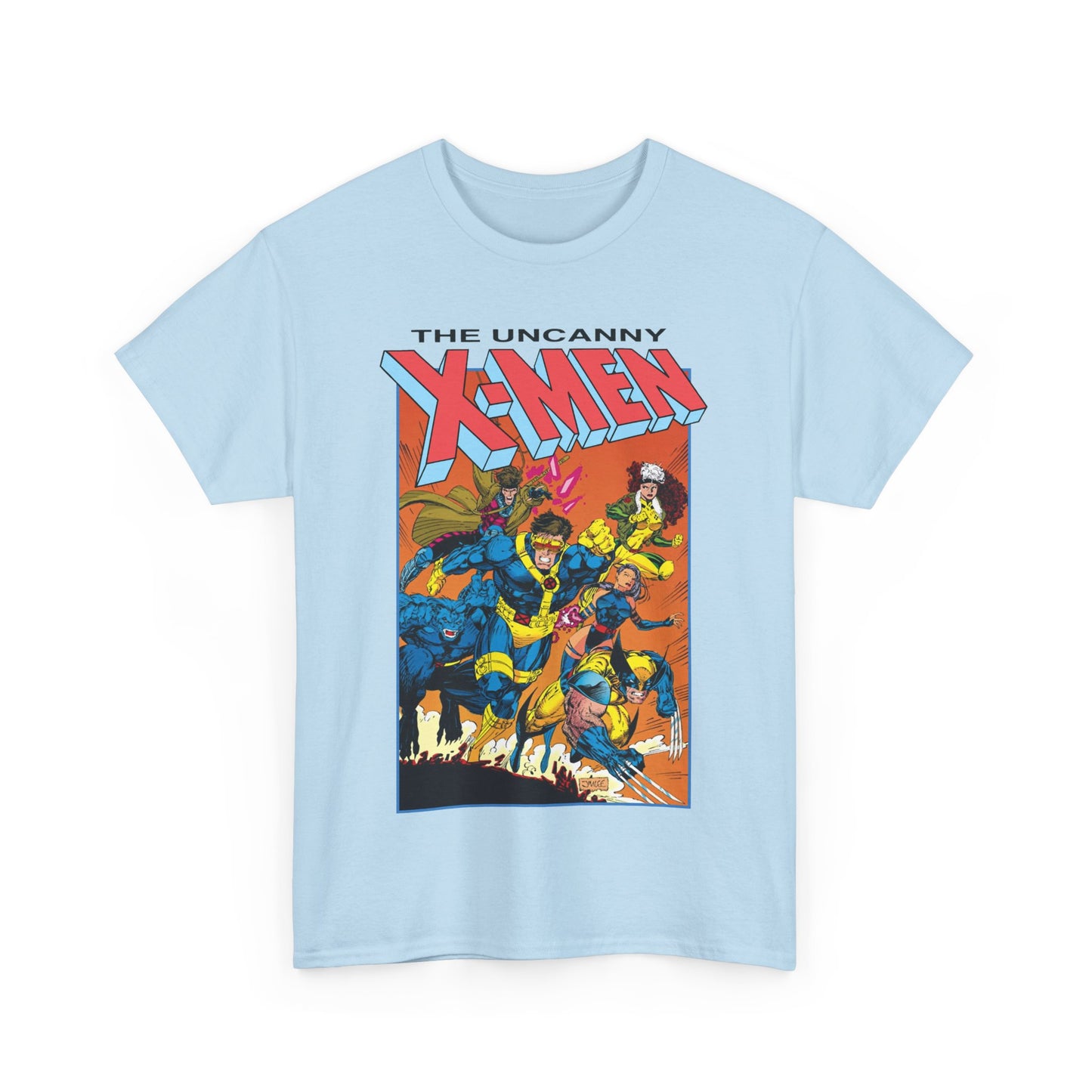Uncanny X-Men T-Shirt - Jim Lee Art - Cyclops, Wolverine, Gambit, Rogue, Psylocke, Beast - Marvel Comics Mutants