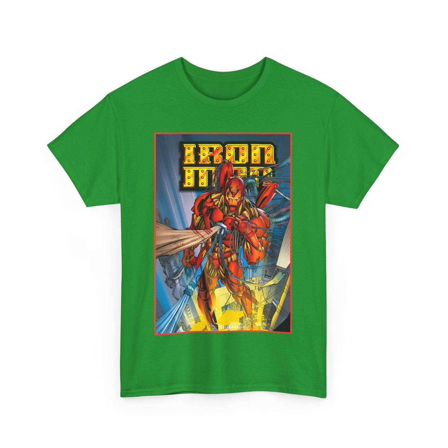 Iron Man T-Shirt - Heroes Reborn Whilce Portacio Art - Popular Marvel Comics Series - Tony Stark