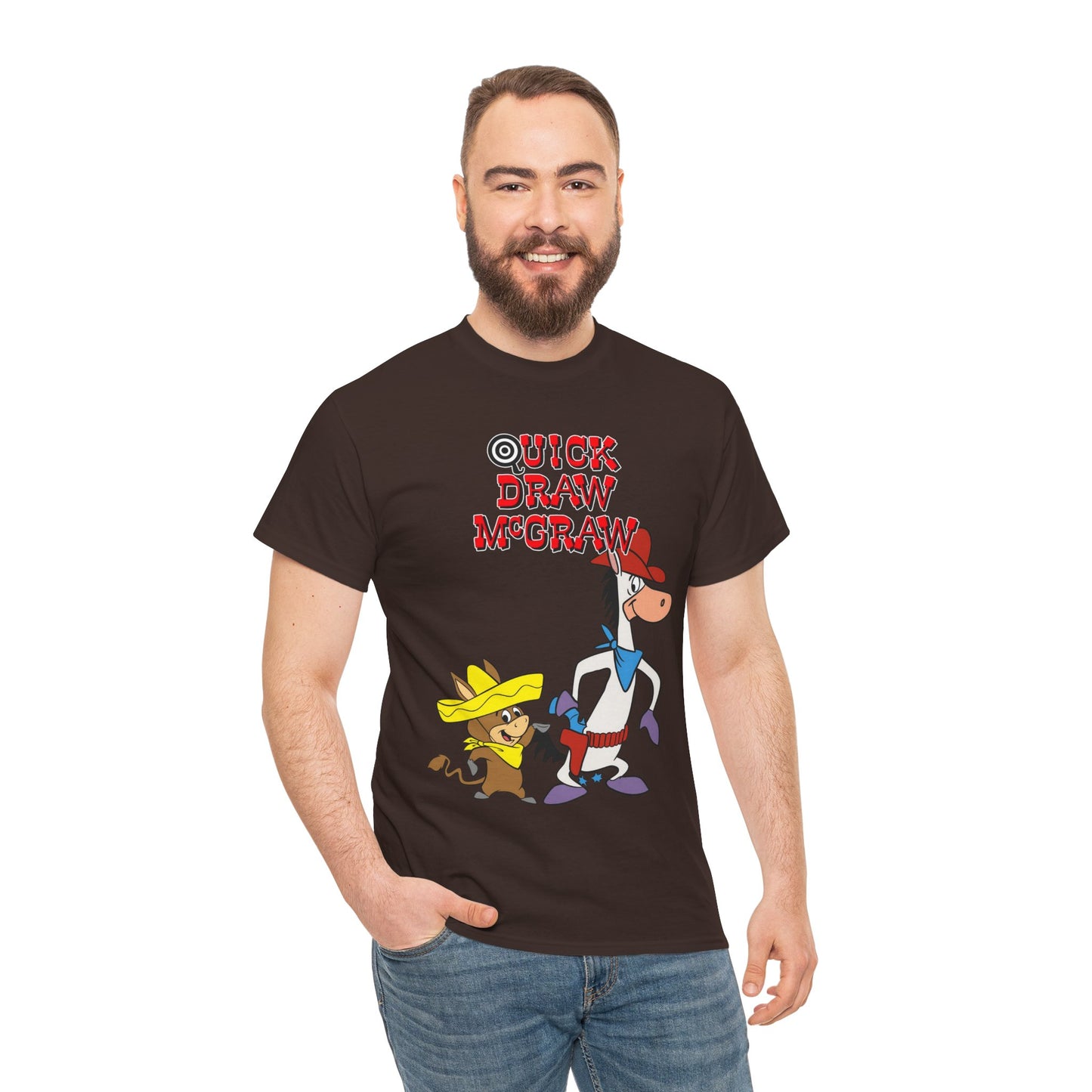 Quick Draw McGraw T-Shirt - Baba Looey - Hanna-Barbera Cartoon - Popular 1960s TV Animation