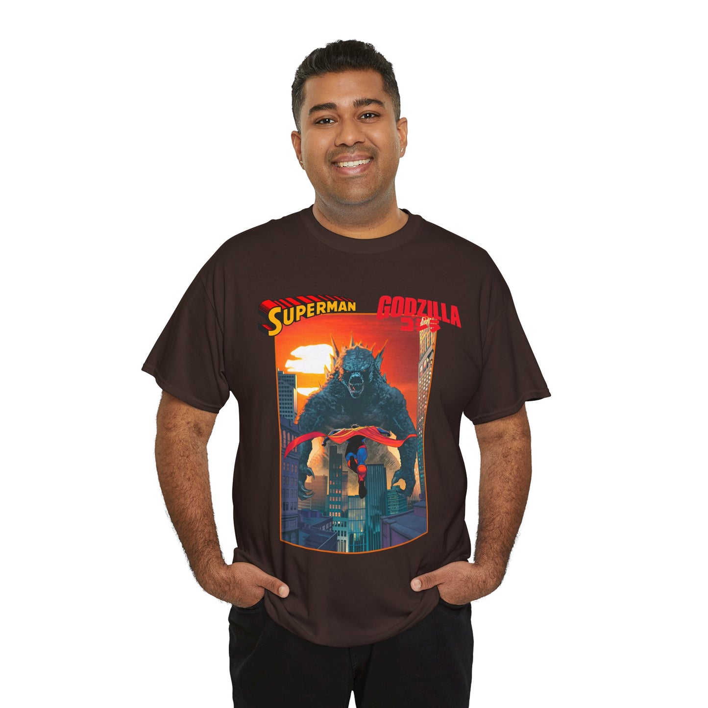 Superman Vs Godzilla T-Shirt - DC Comics - Man of Steel Vs the King of the Monsters