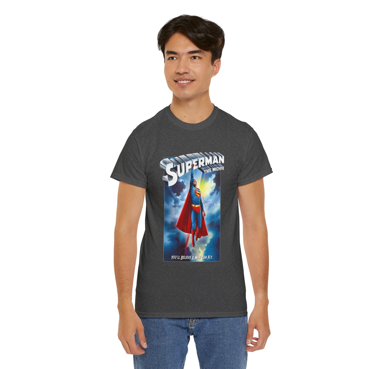 Superman The Movie T-Shirt - DC Comics - Man of Steel - Christopher Reeve 1978