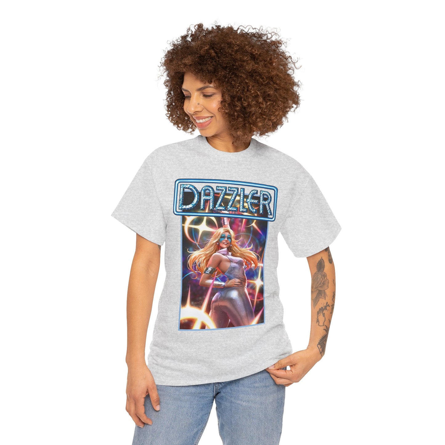 Dazzler T-Shirt - Derrick Chew Art - Alison Blaire - Mutant Pop Star - X-Men Member - Marvel Comics