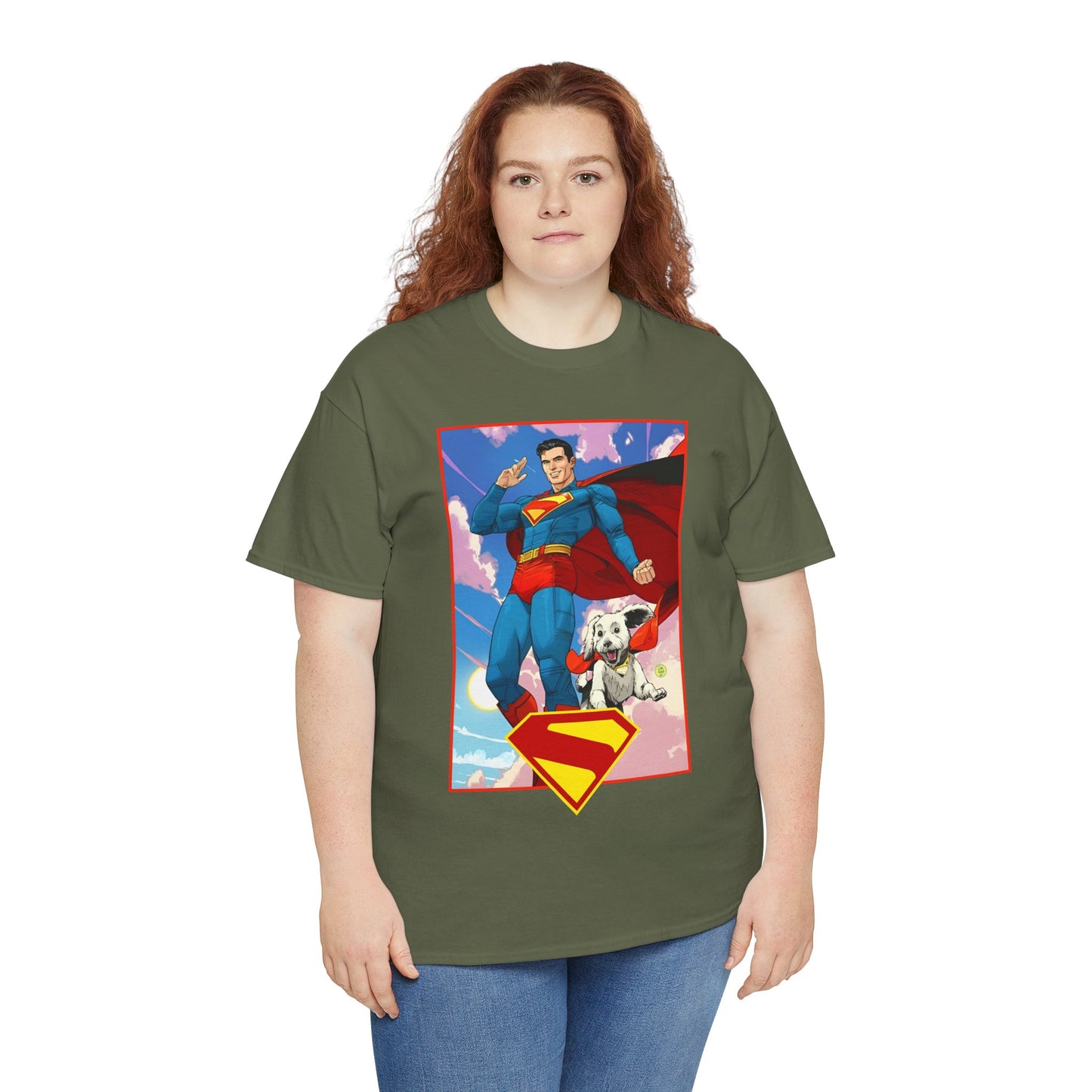 Superman & Krypto T-Shirt - DC Comics - New James Gunn Movie 2025 - Dan Mora Art - Man of Steel